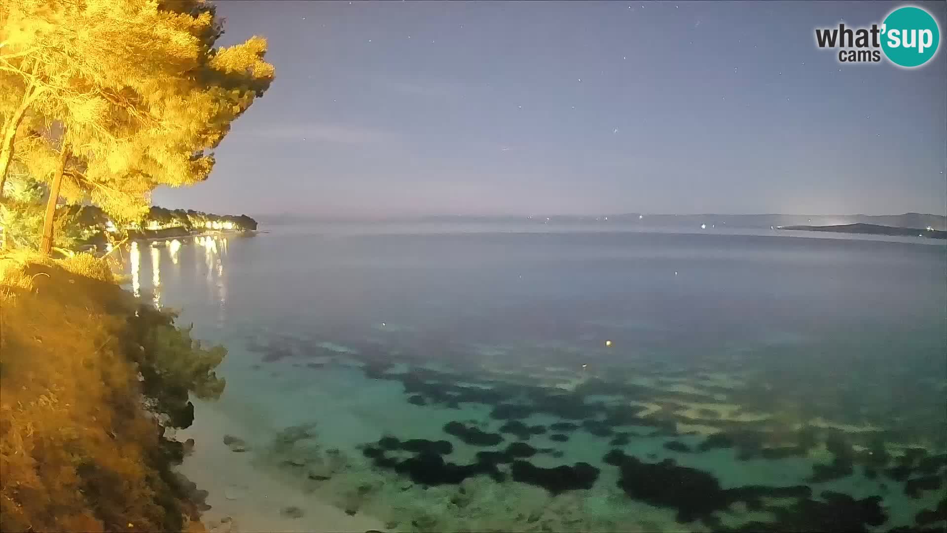 Webcam Strand Potočine Bol – Liveblick auf Borak Beach, Insel Brač