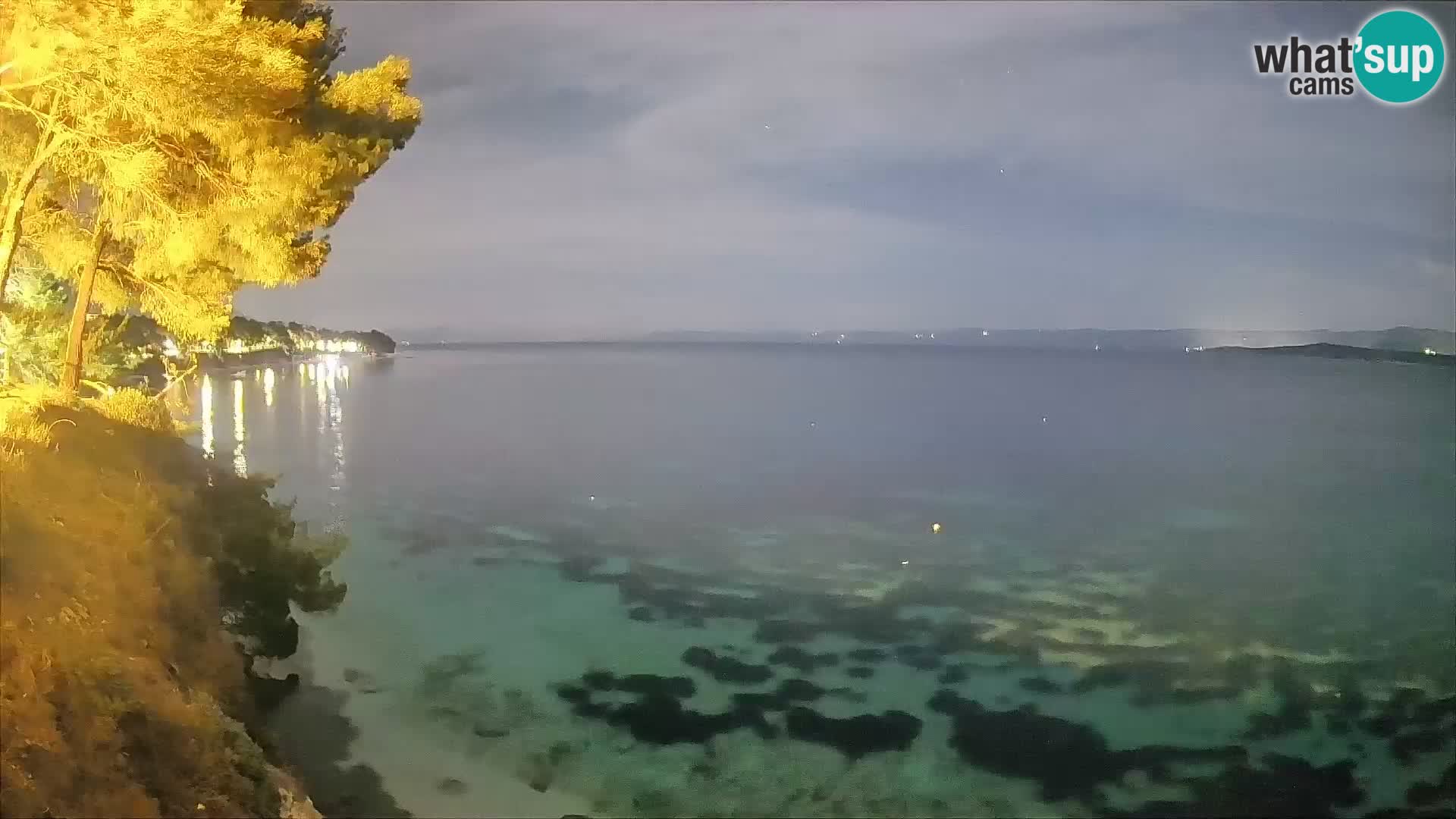 Webcam plage Potočine Bol – Vue en direct sur Borak Beach, île de Brač