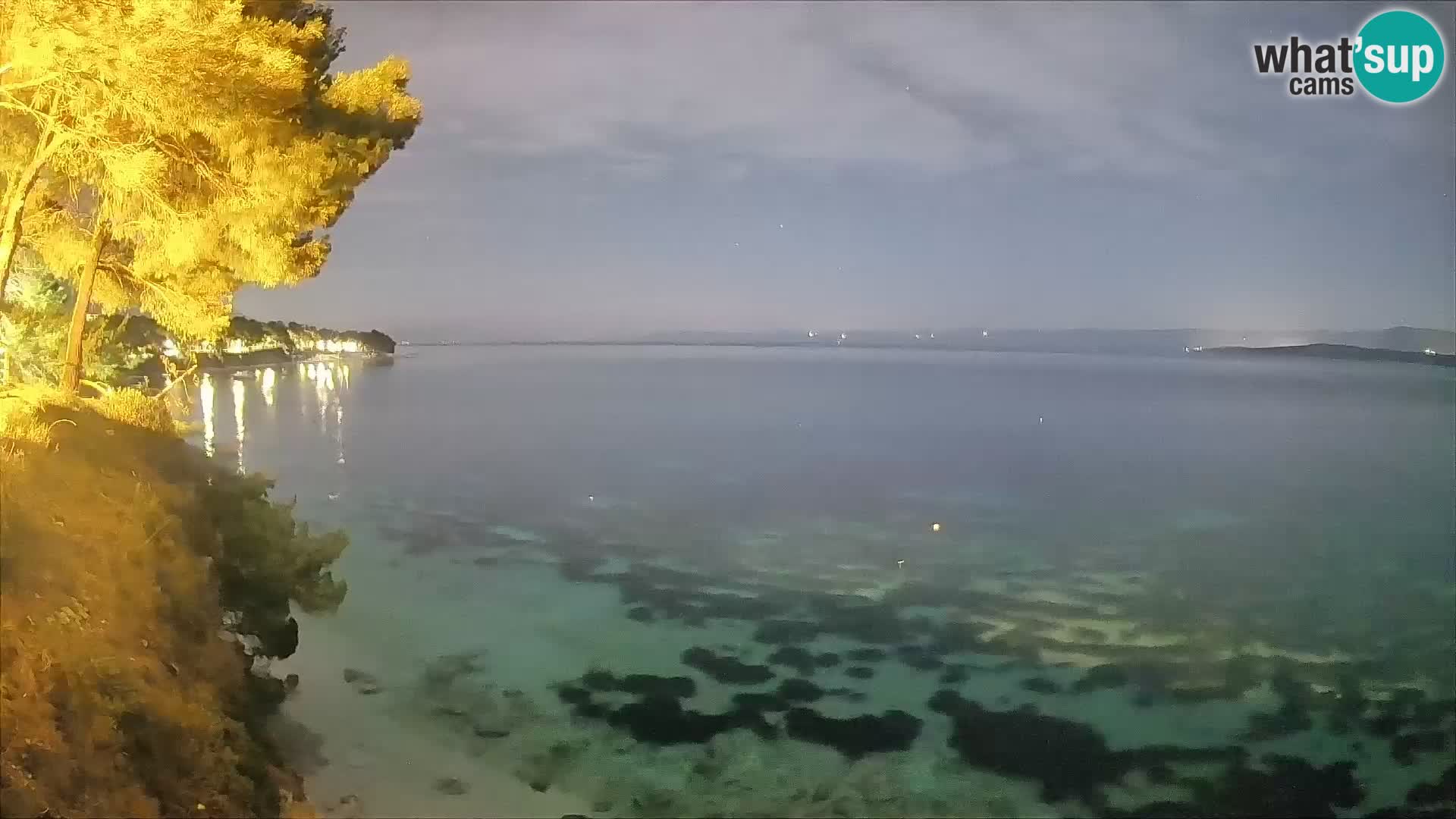 Webcam Potočine Beach Bol – Live View of Borak Beach, Brač Island