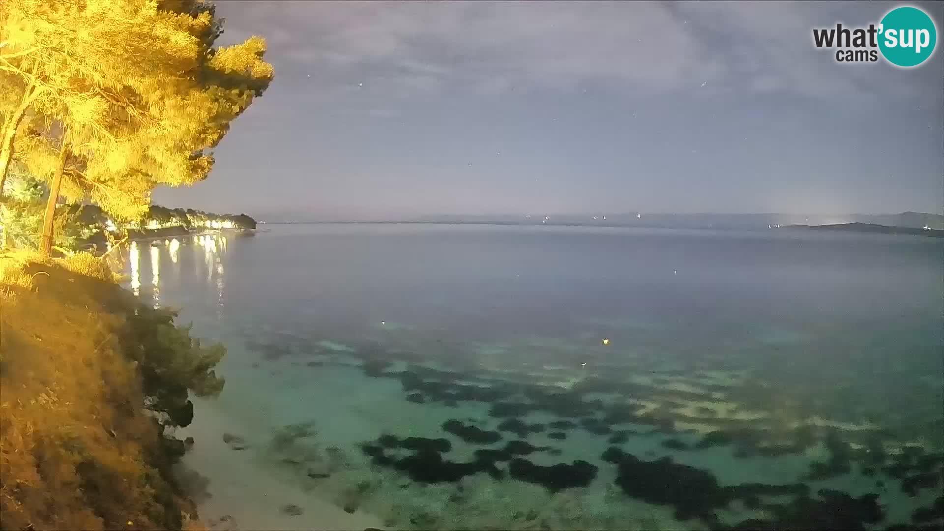 Webcam Potočine Beach Bol – Live View of Borak Beach, Brač Island
