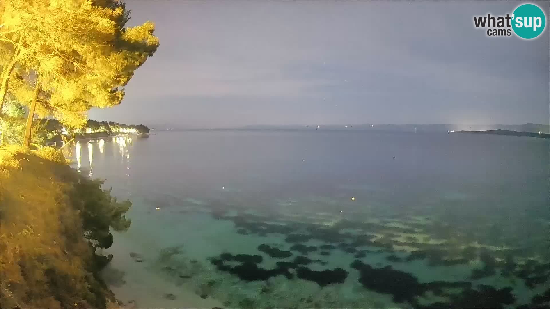 Webcam Potočine Beach Bol – Live View of Borak Beach, Brač Island