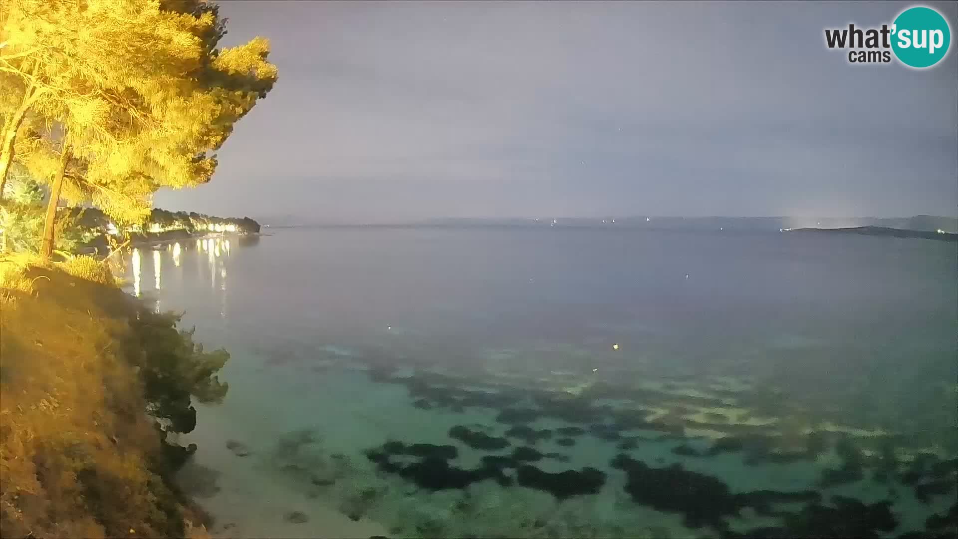 Webcam Potočine Beach Bol – Live View of Borak Beach, Brač Island