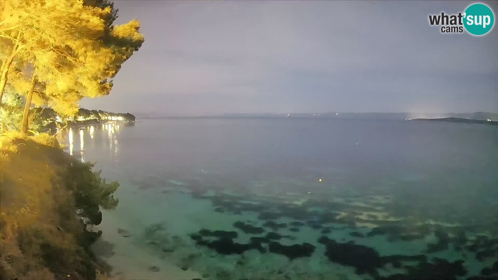 Webcam Potočine Beach Bol – Live View of Borak Beach, Brač Island