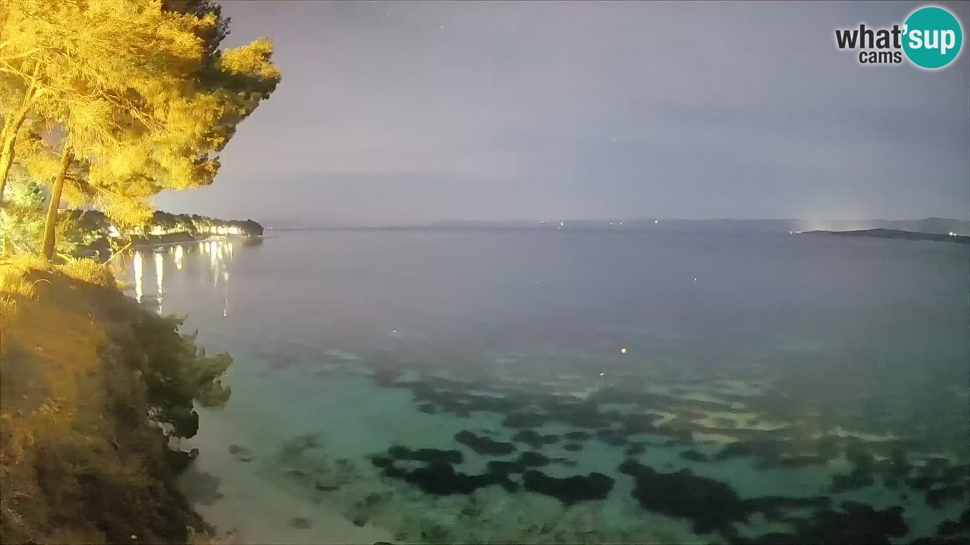 Webcam Potočine Beach Bol – Live View of Borak Beach, Brač Island