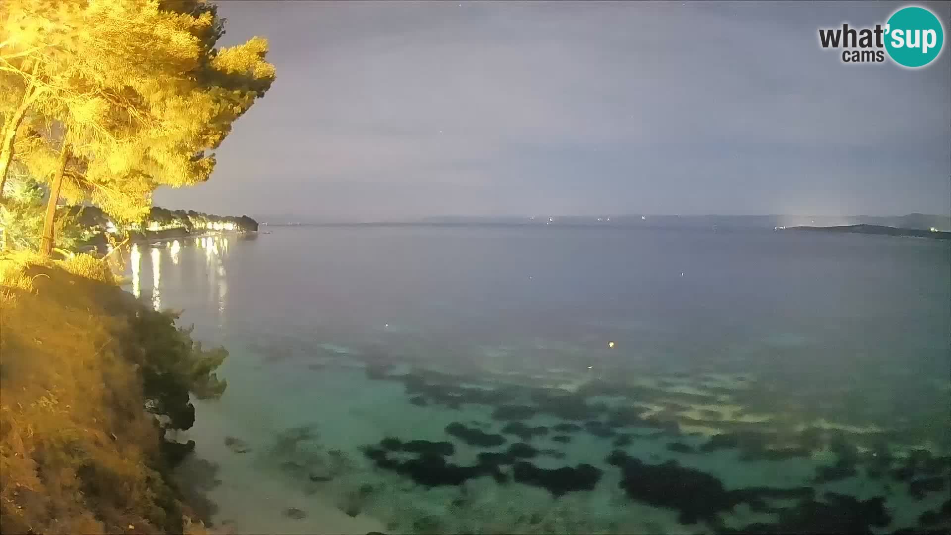 Webcam Potočine Beach Bol – Live View of Borak Beach, Brač Island