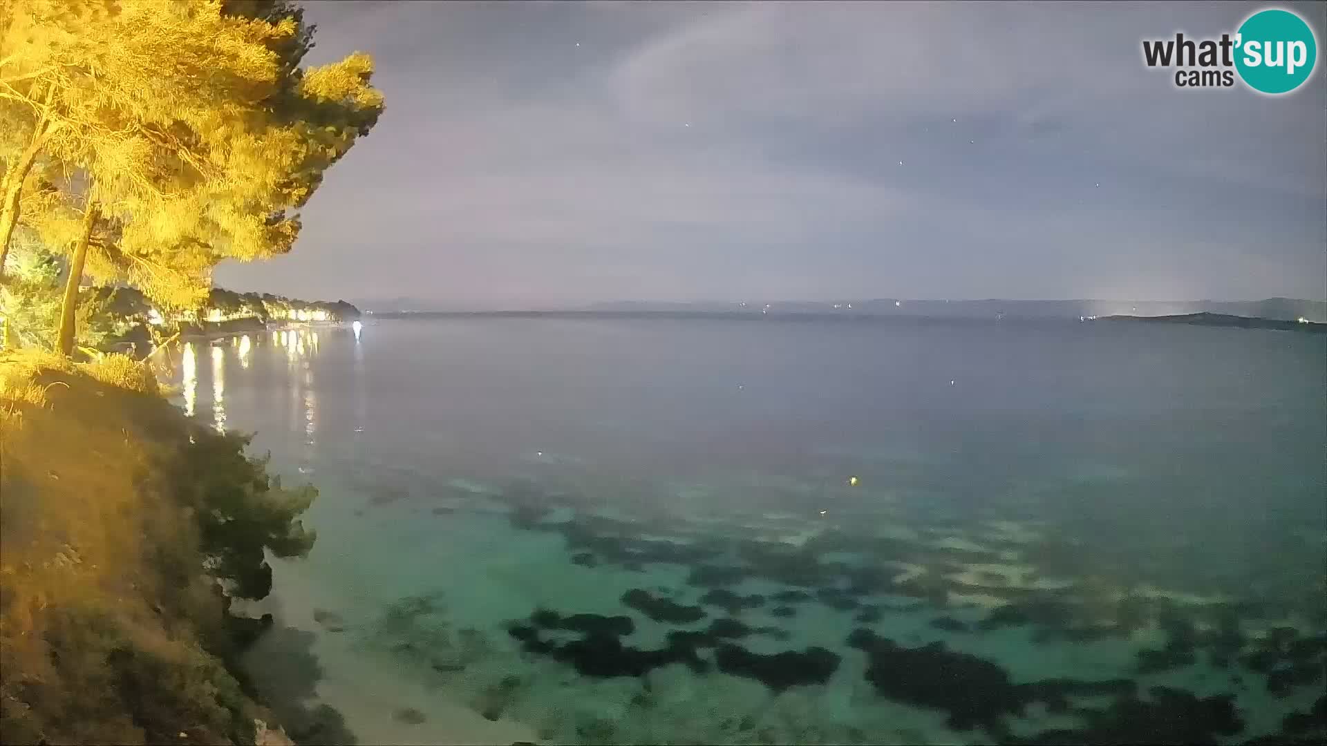 Webcam Strand Potočine Bol – Liveblick auf Borak Beach, Insel Brač