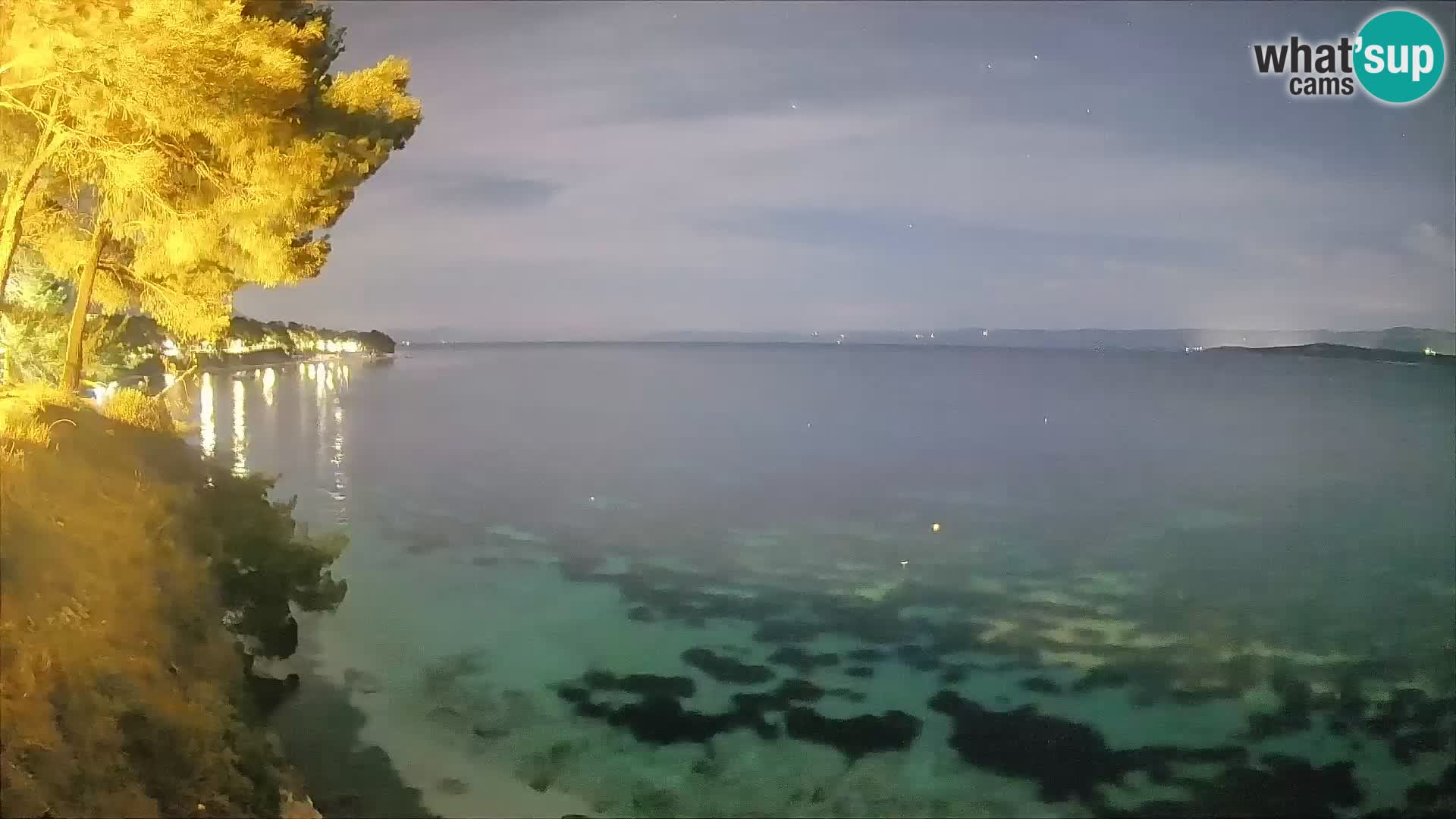 Webcam plage Potočine Bol – Vue en direct sur Borak Beach, île de Brač