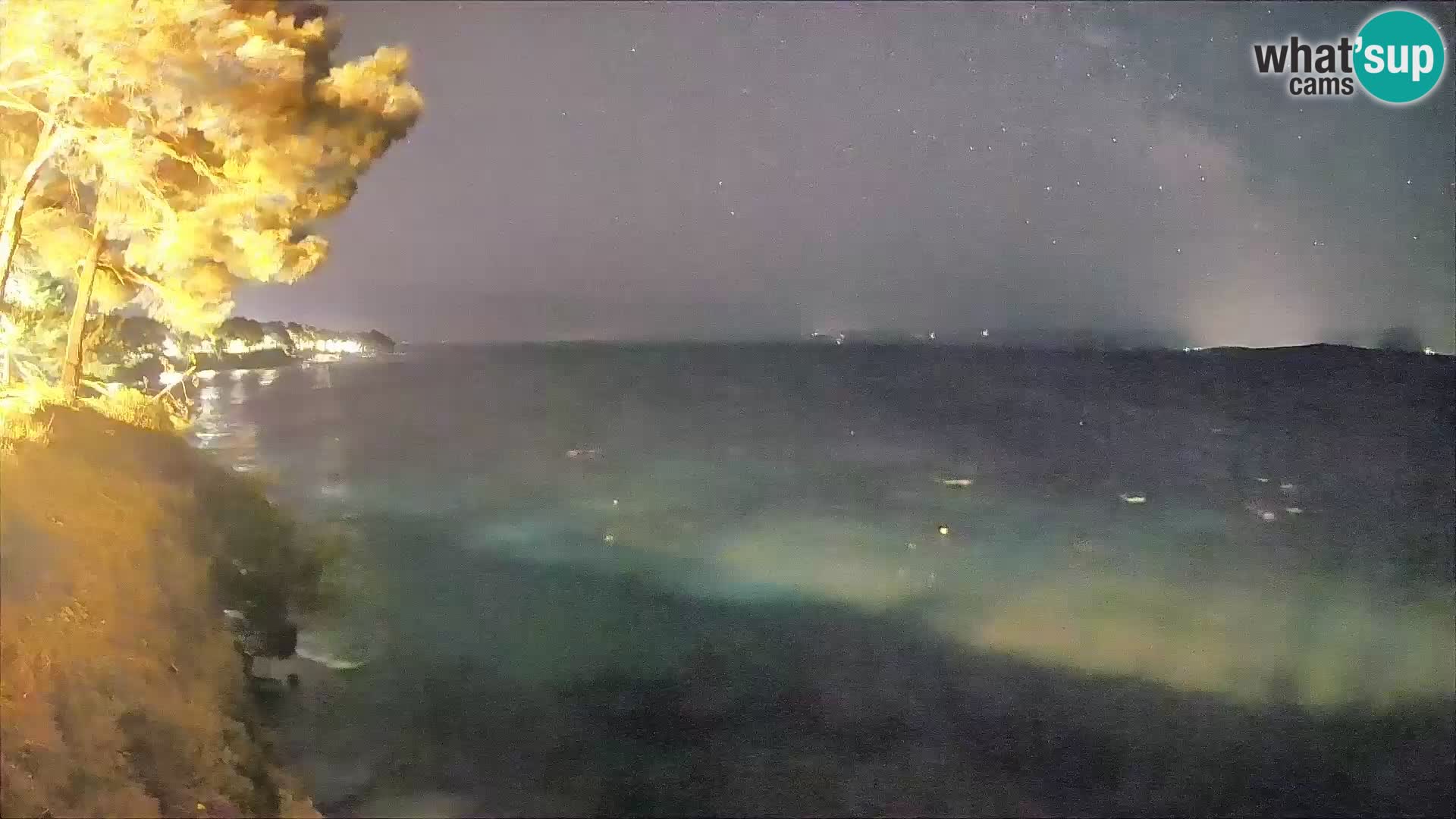 Webcam plage Potočine Bol – Vue en direct sur Borak Beach, île de Brač