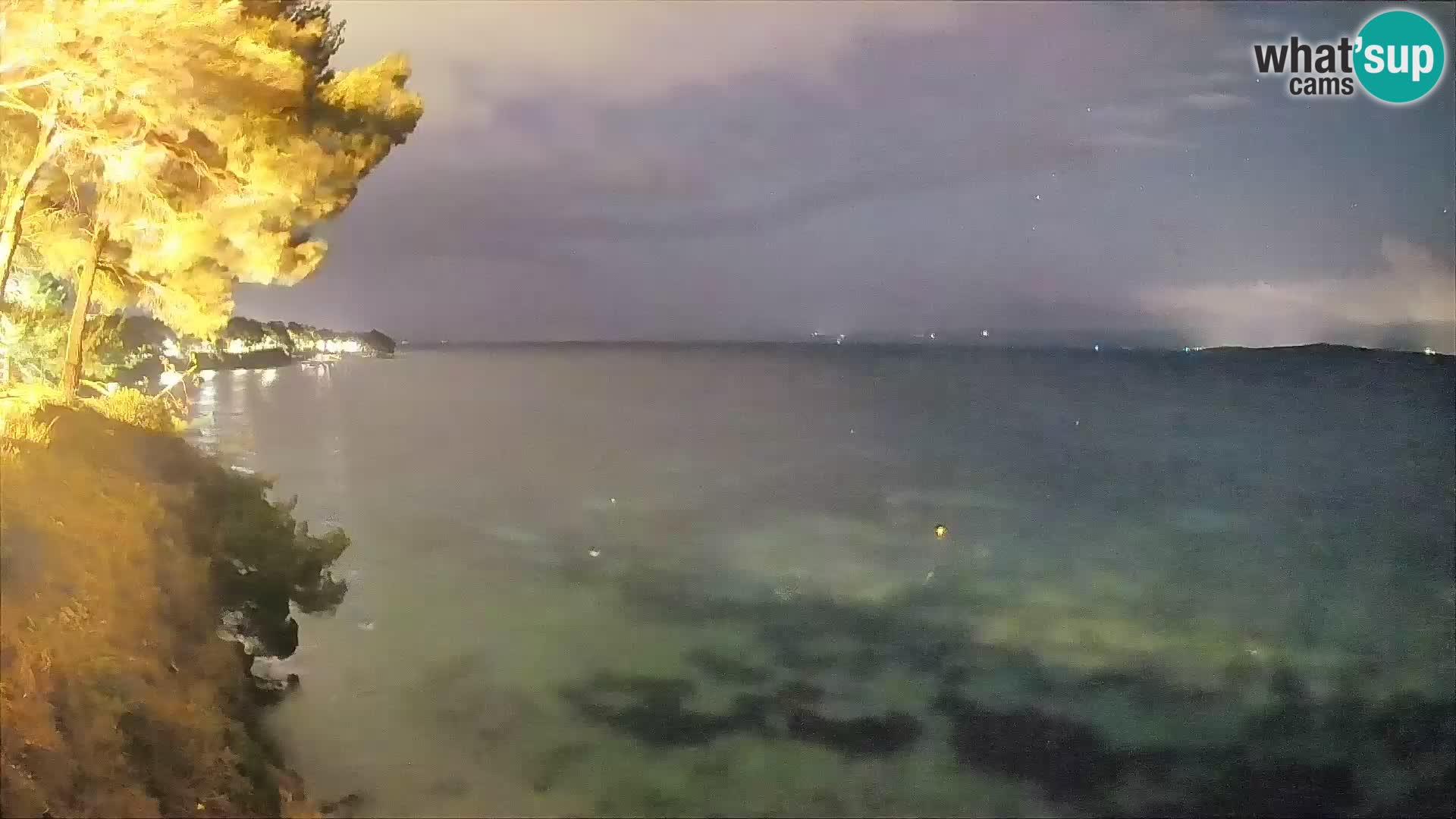 Webcam Spiaggia Potočine Bol – Vista live sulla spiaggia Borak, Isola di Brač