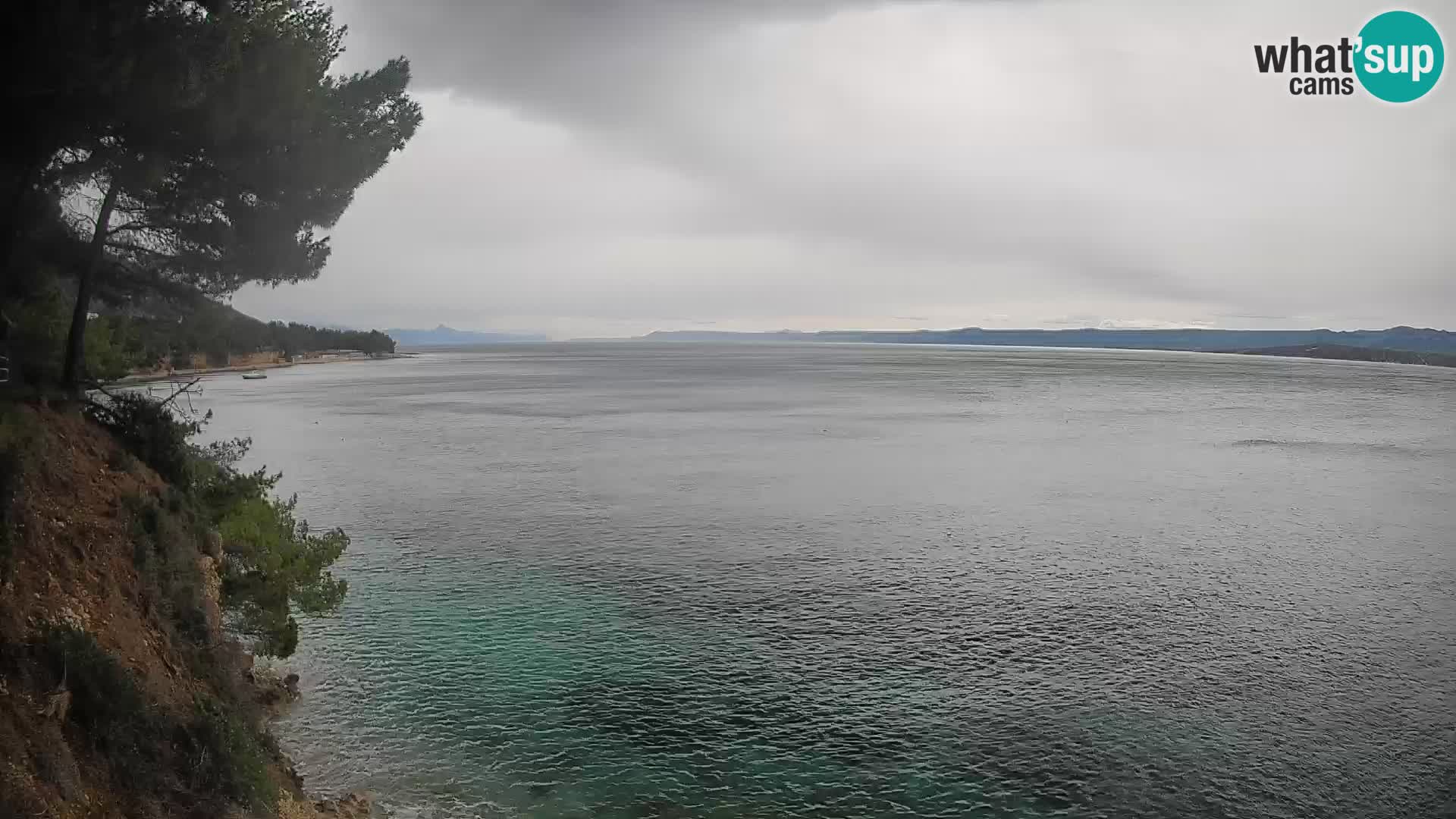 Webcam Playa Potočine Bol – Vista en vivo de Borak Beach, Isla de Brač