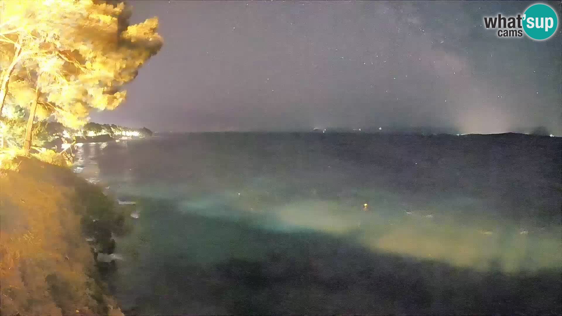 Webcam Potočine Beach Bol – Live View of Borak Beach, Brač Island