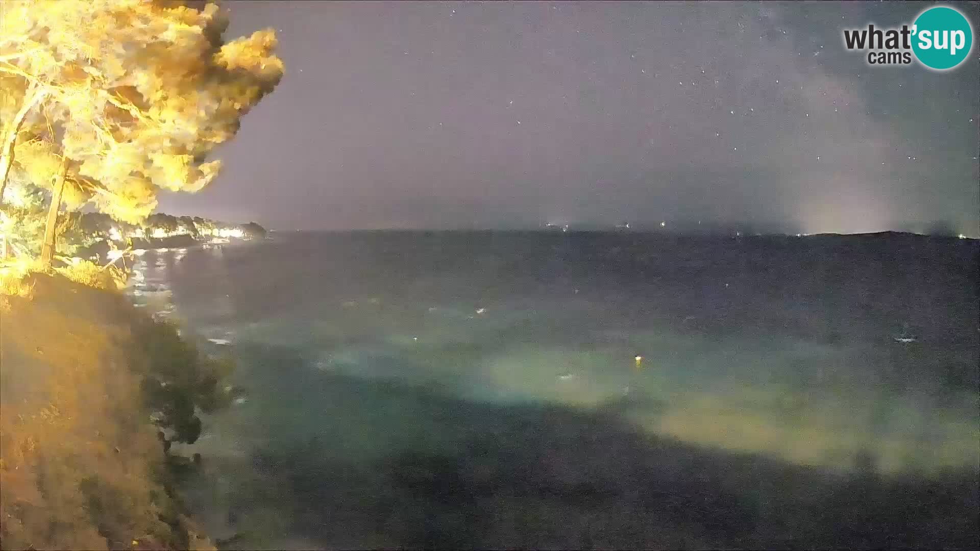 Webcam Spiaggia Potočine Bol – Vista live sulla spiaggia Borak, Isola di Brač
