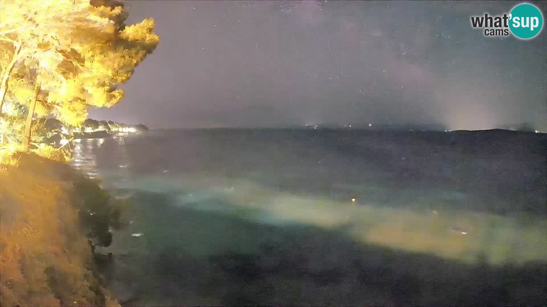Webcam plage Potočine Bol – Vue en direct sur Borak Beach, île de Brač