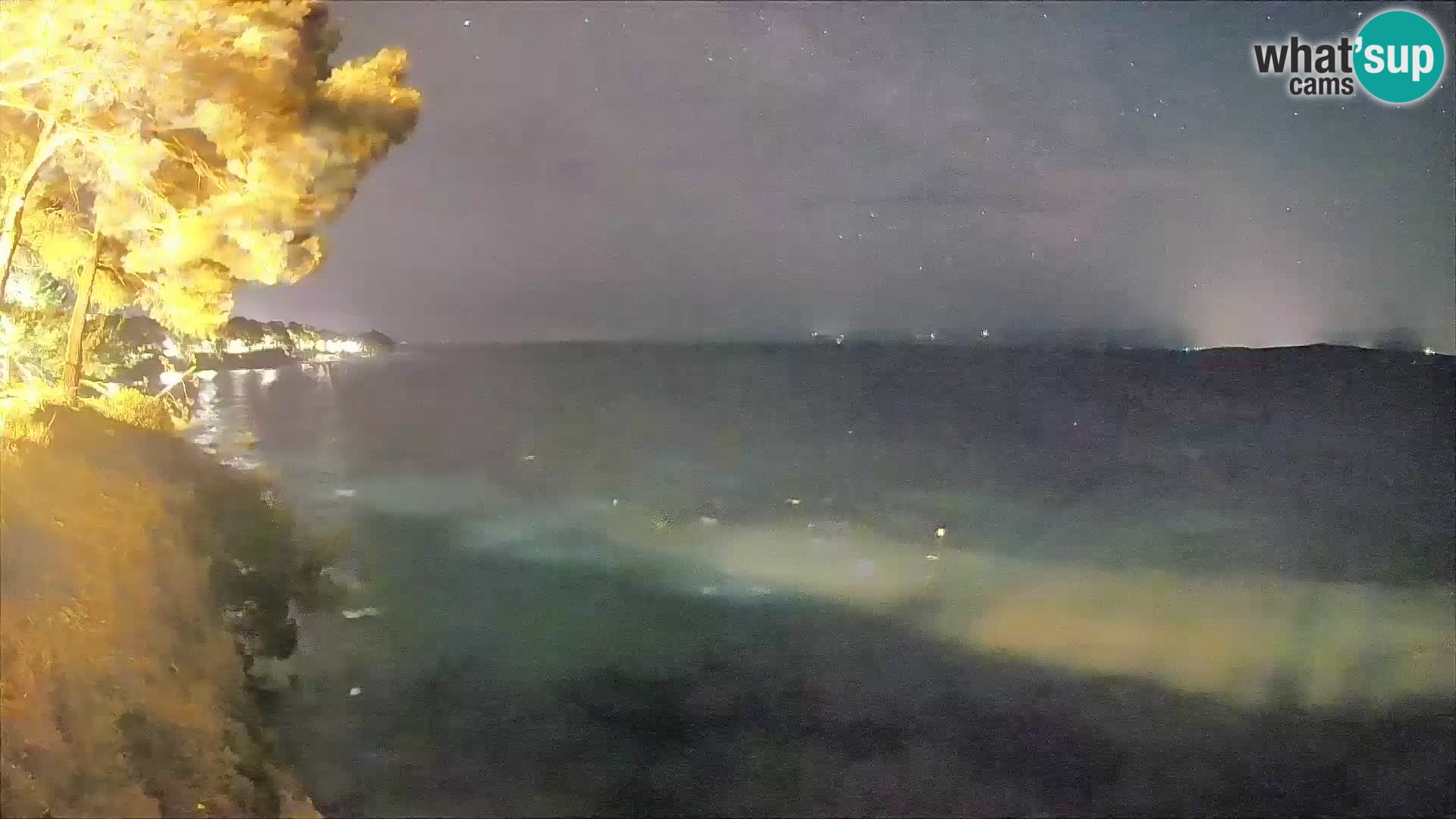 Web kamera Potočine Bol – Pogled uživo na plažu Borak, otok Brač