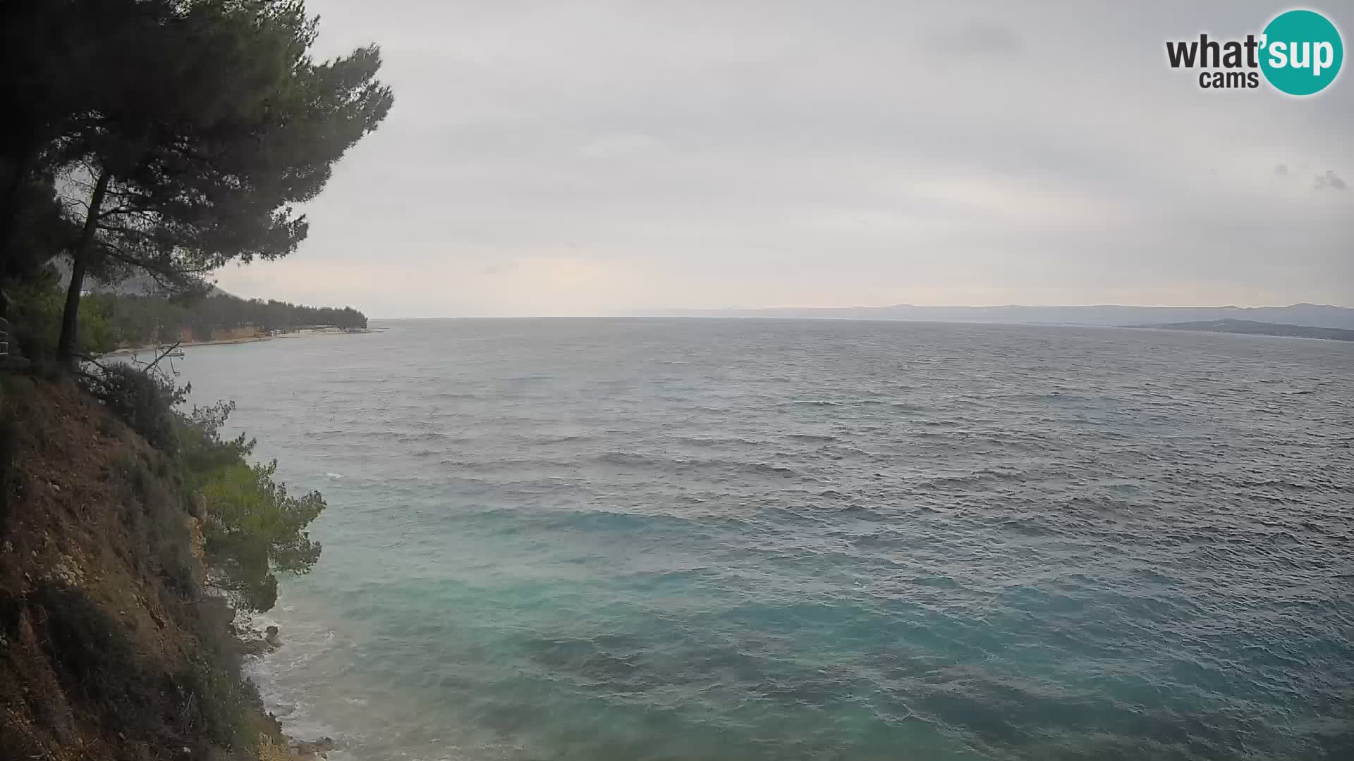 Webcam Playa Potočine Bol – Vista en vivo de Borak Beach, Isla de Brač