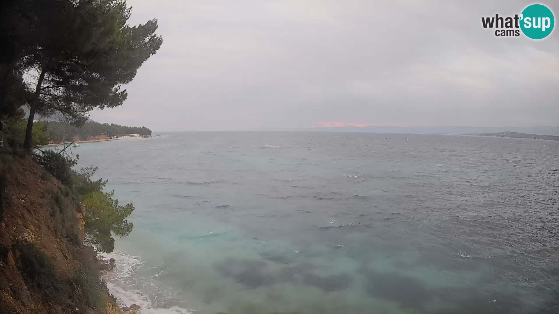 Webcam Strand Potočine Bol – Liveblick auf Borak Beach, Insel Brač