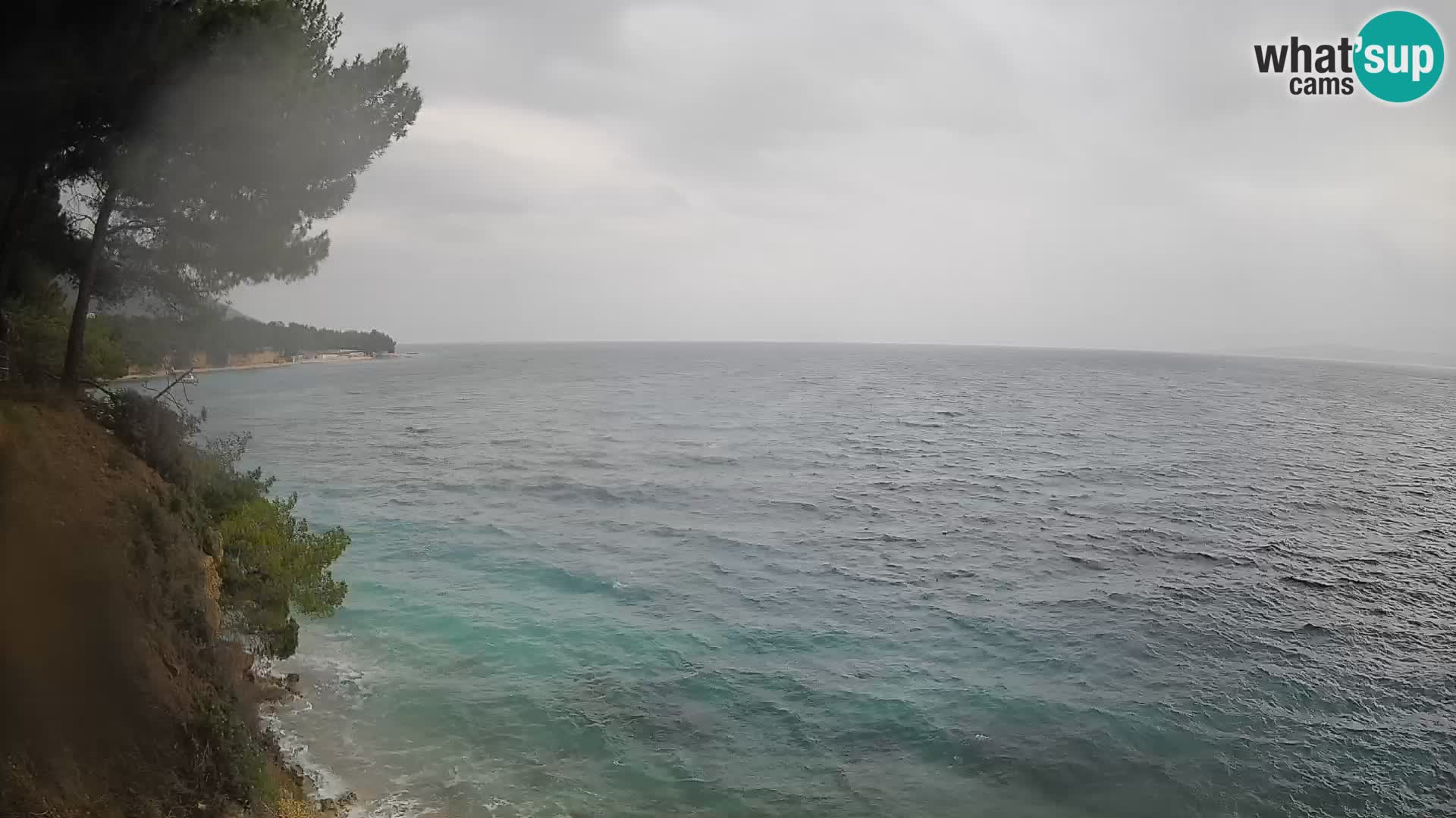 Web kamera Potočine Bol – Pogled uživo na plažu Borak, otok Brač