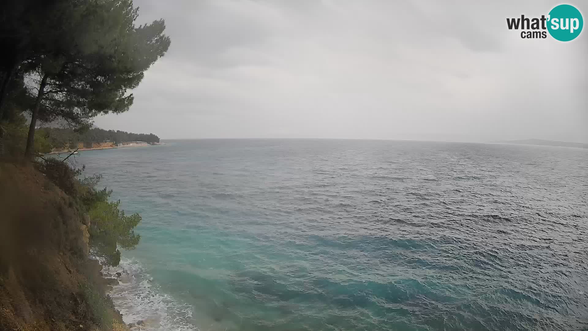 Webcam plage Potočine Bol – Vue en direct sur Borak Beach, île de Brač