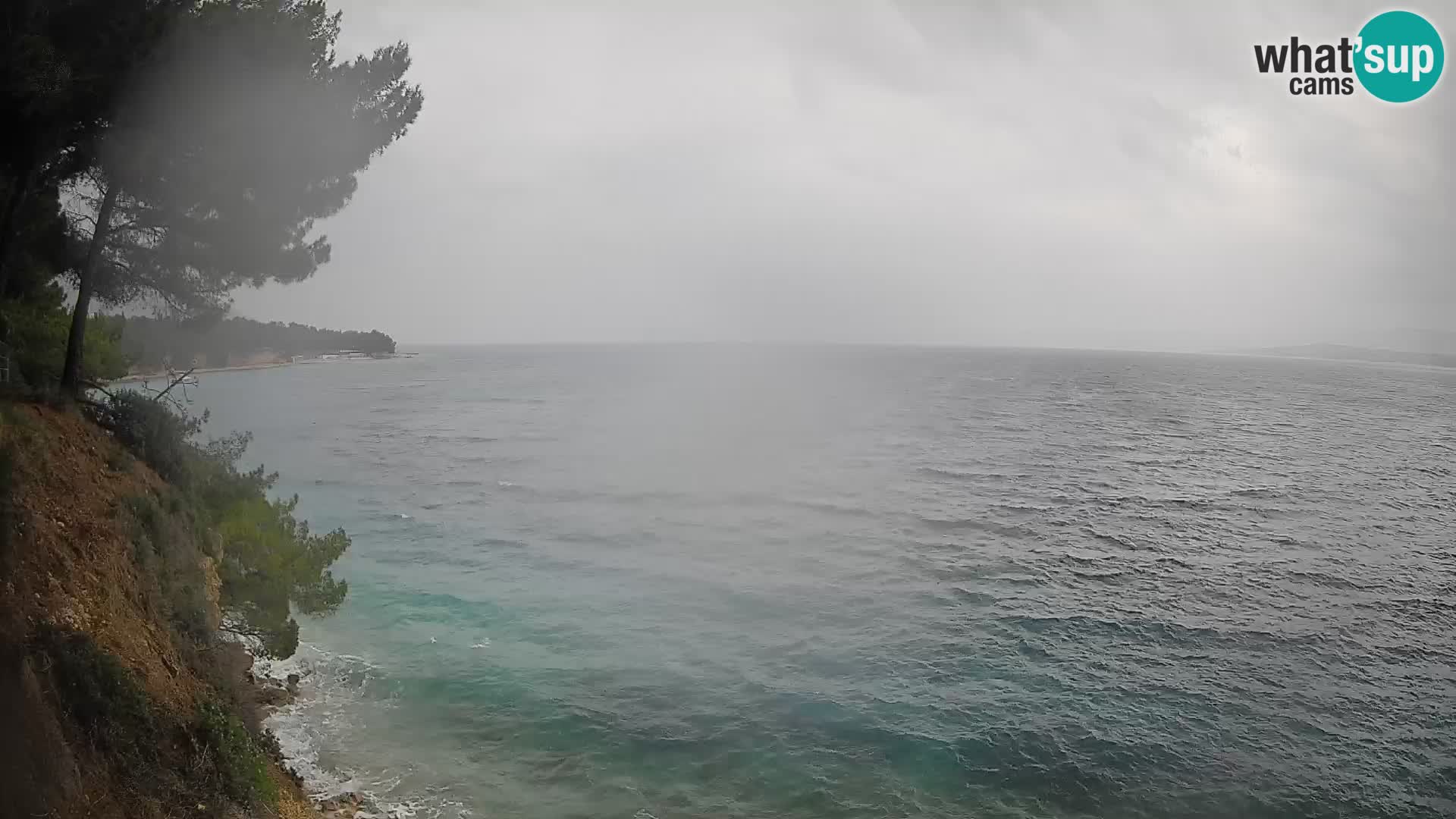 Webcam Playa Potočine Bol – Vista en vivo de Borak Beach, Isla de Brač
