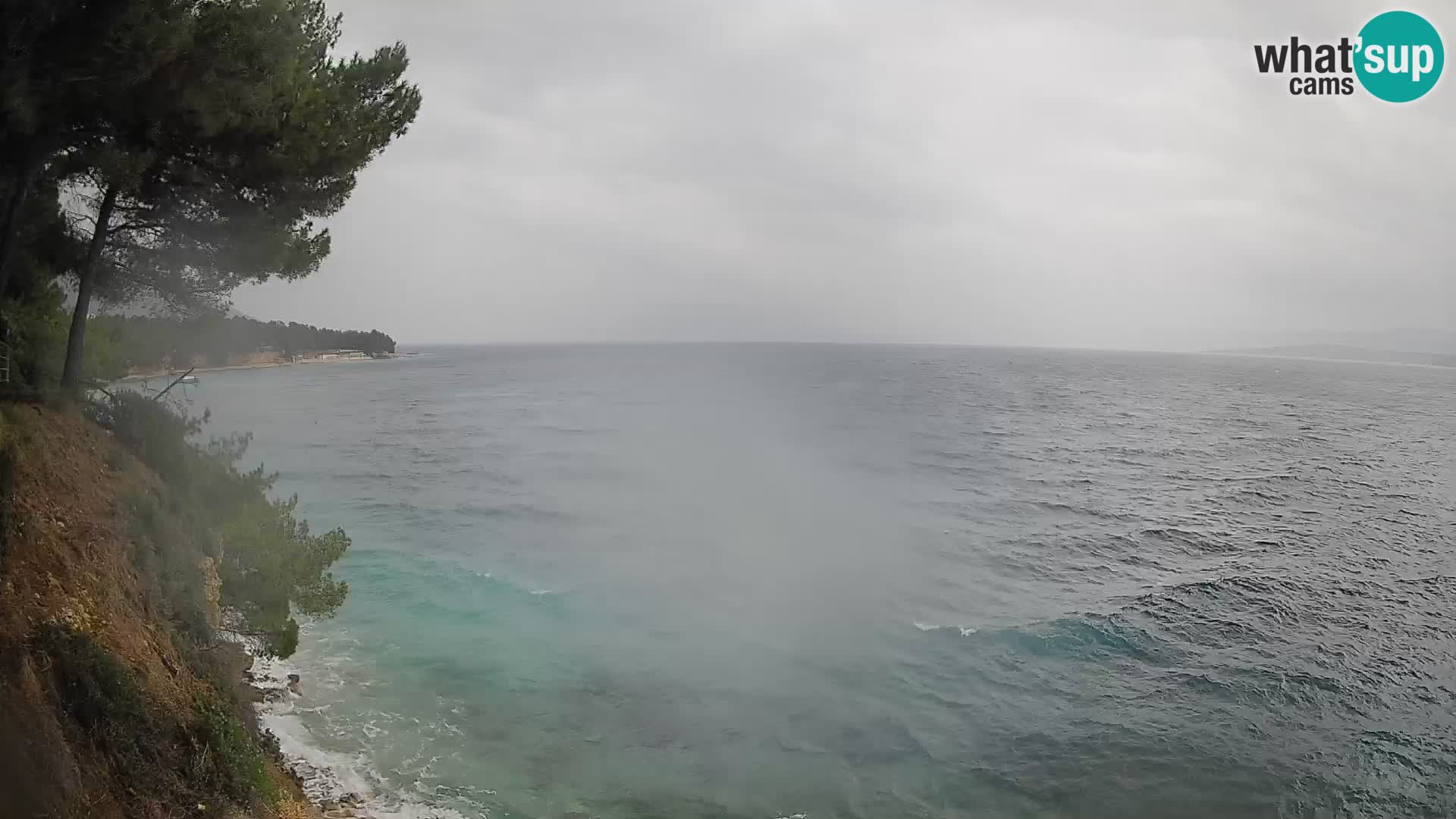 Webcam Playa Potočine Bol – Vista en vivo de Borak Beach, Isla de Brač