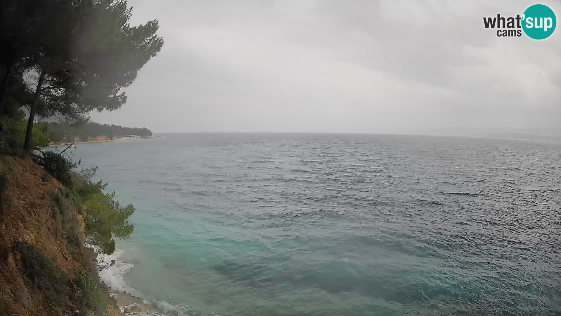 Webcam Playa Potočine Bol – Vista en vivo de Borak Beach, Isla de Brač