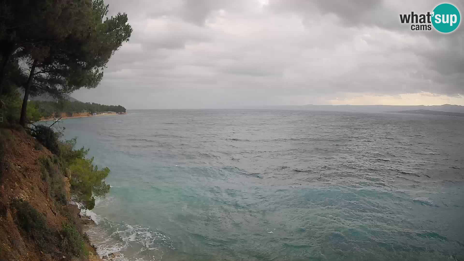 Webcam Strand Potočine Bol – Liveblick auf Borak Beach, Insel Brač