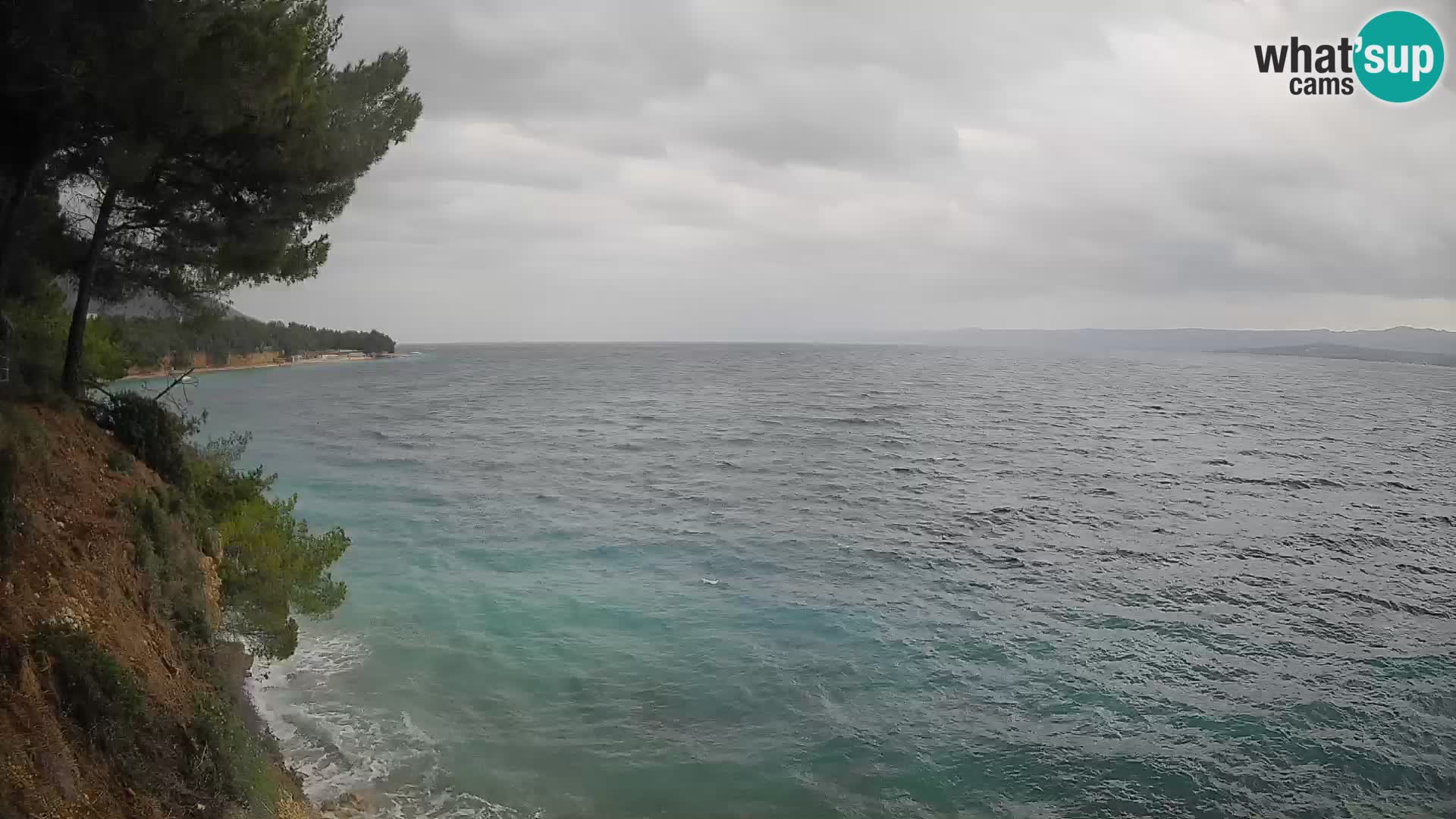 Webcam Strand Potočine Bol – Liveblick auf Borak Beach, Insel Brač