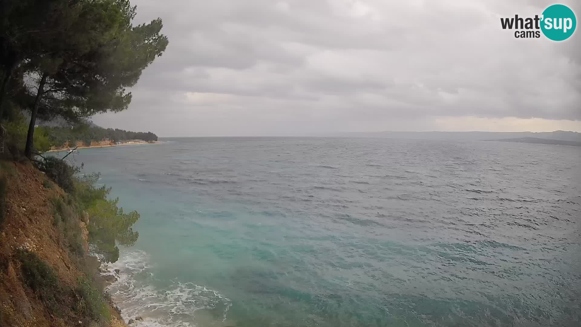 Webcam Potočine Beach Bol – Live View of Borak Beach, Brač Island