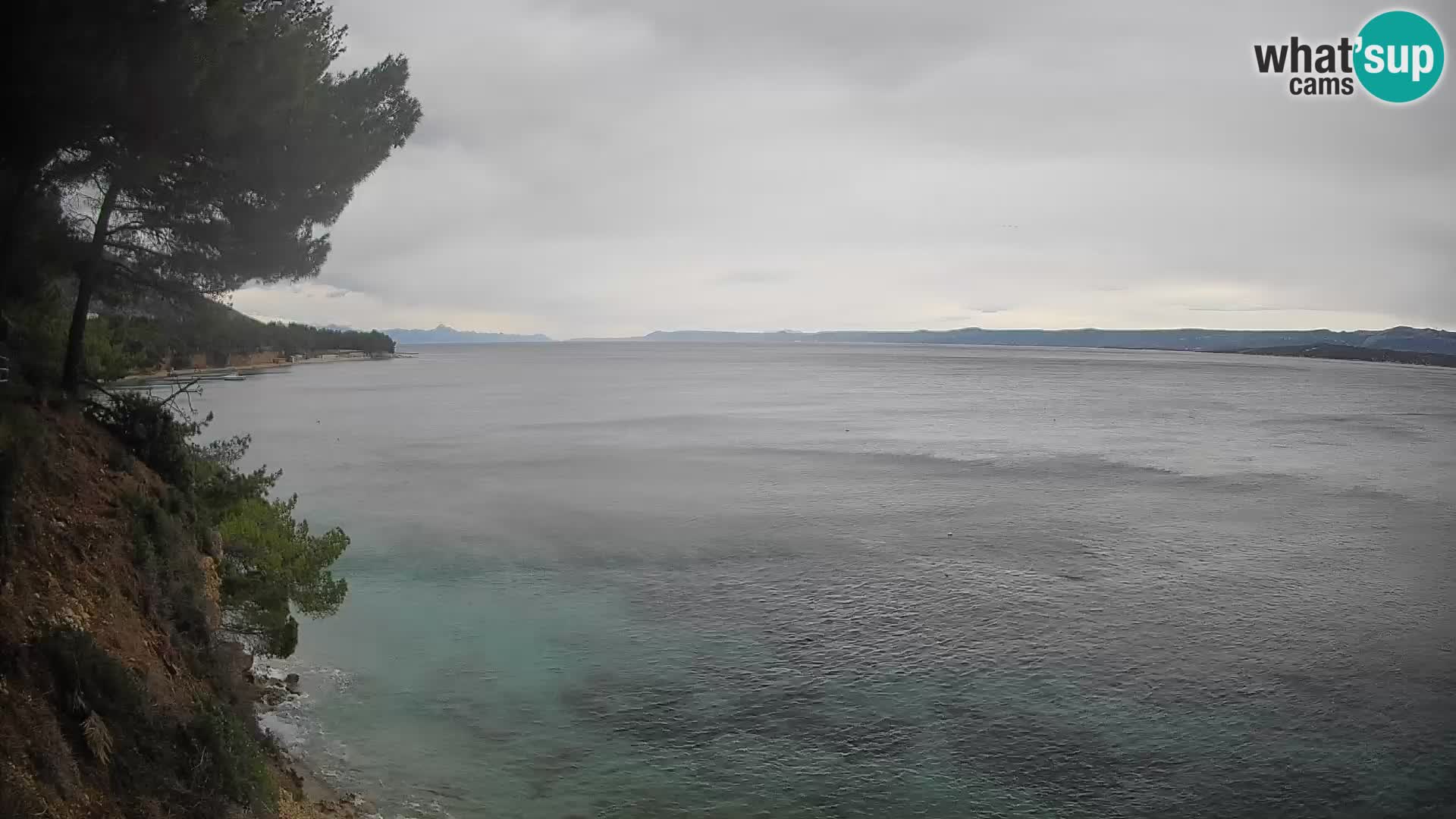 Webcam Potočine Beach Bol – Live View of Borak Beach, Brač Island