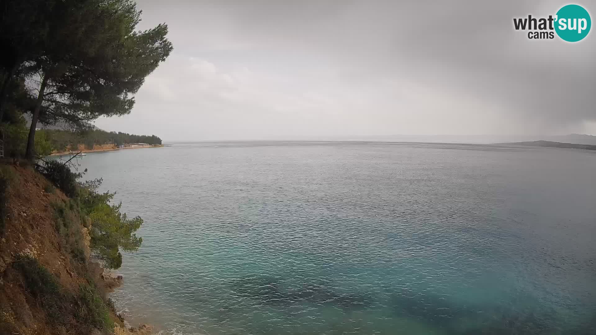 Web kamera Potočine Bol – Pogled uživo na plažu Borak, otok Brač