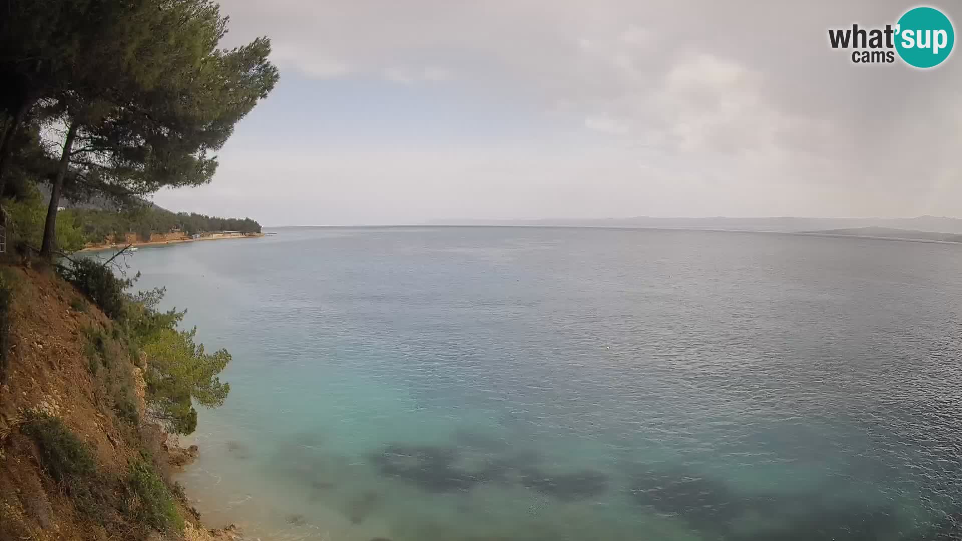 Webcam Potočine Beach Bol – Live View of Borak Beach, Brač Island
