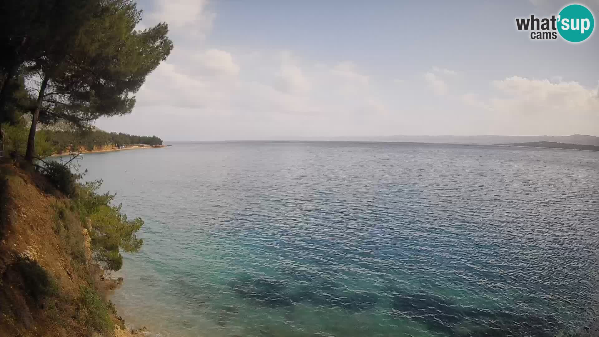 Webcam Potočine Beach Bol – Live View of Borak Beach, Brač Island