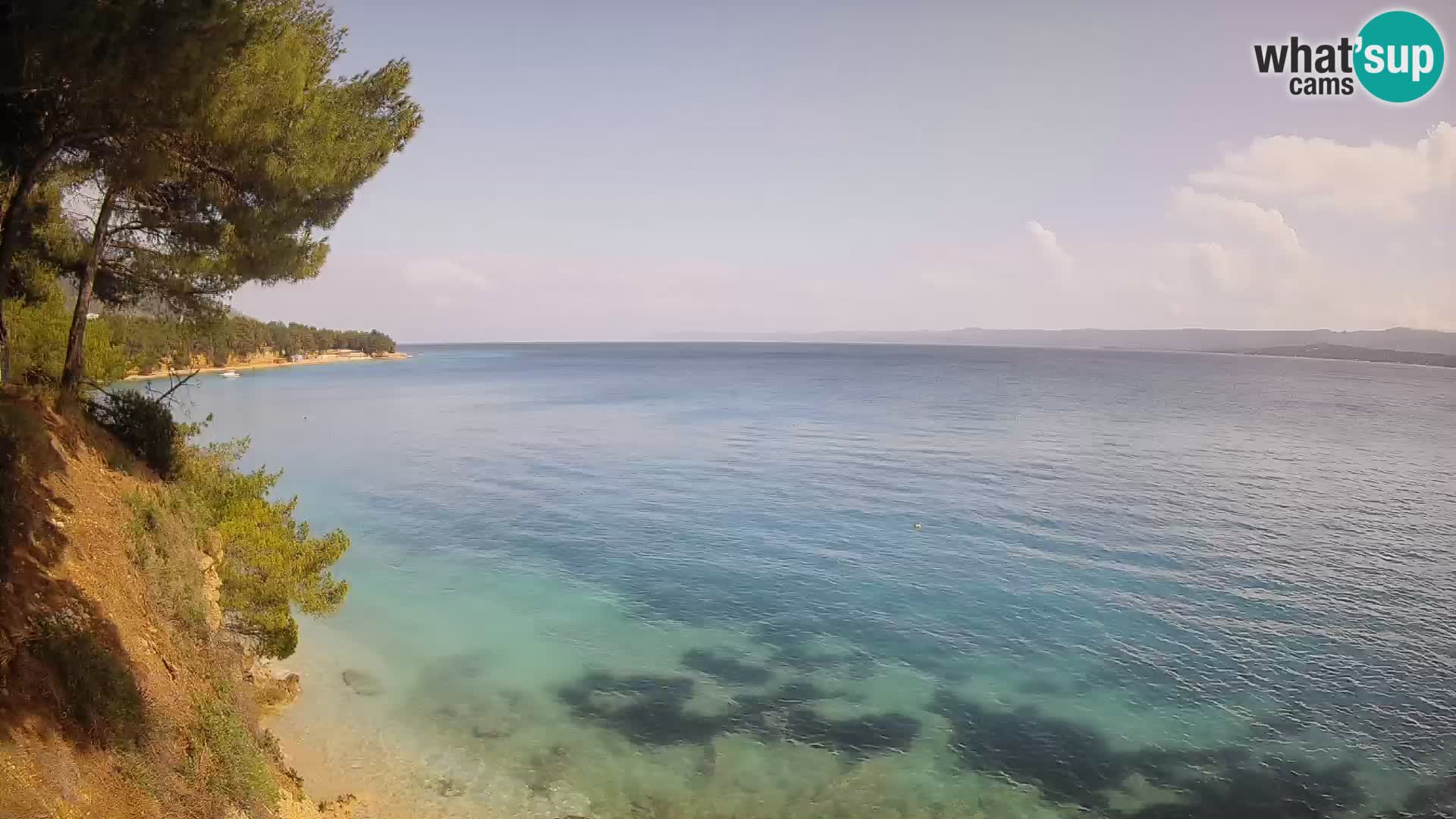Webcam Strand Potočine Bol – Liveblick auf Borak Beach, Insel Brač
