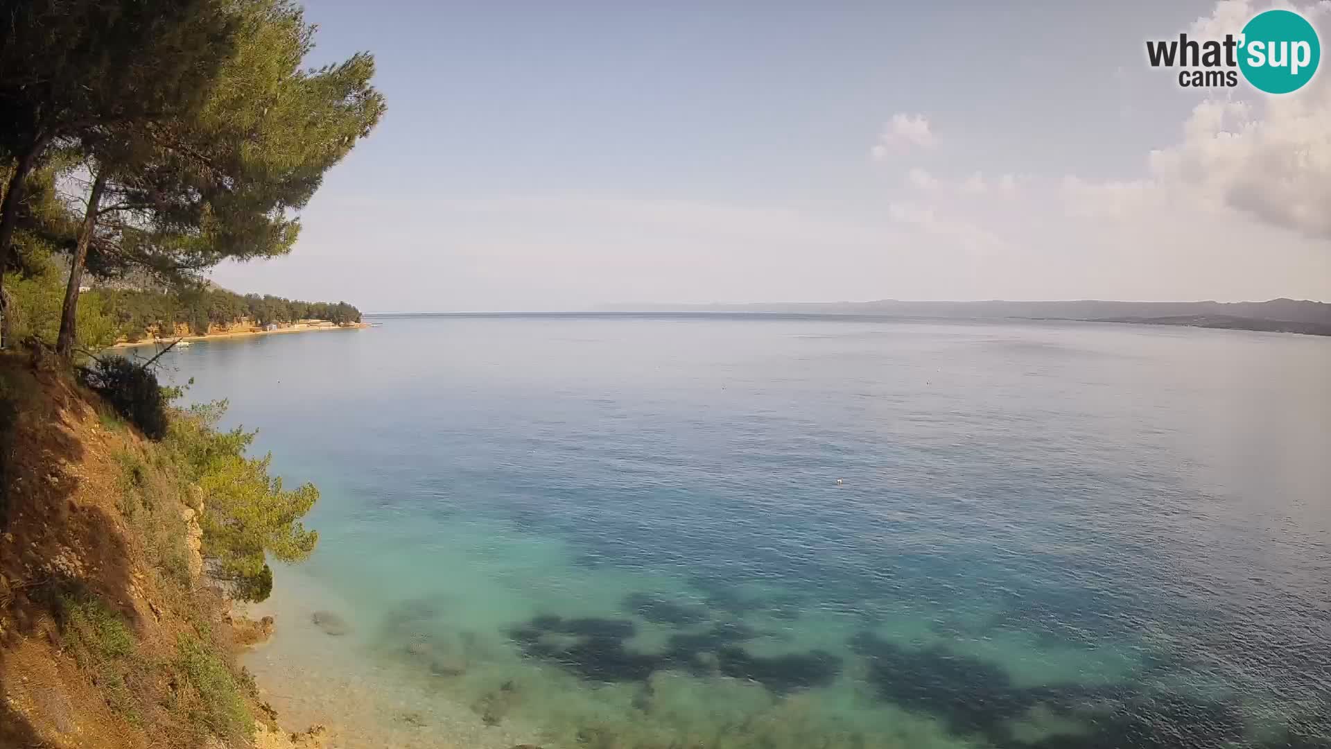 Webcam Potočine Beach Bol – Live View of Borak Beach, Brač Island