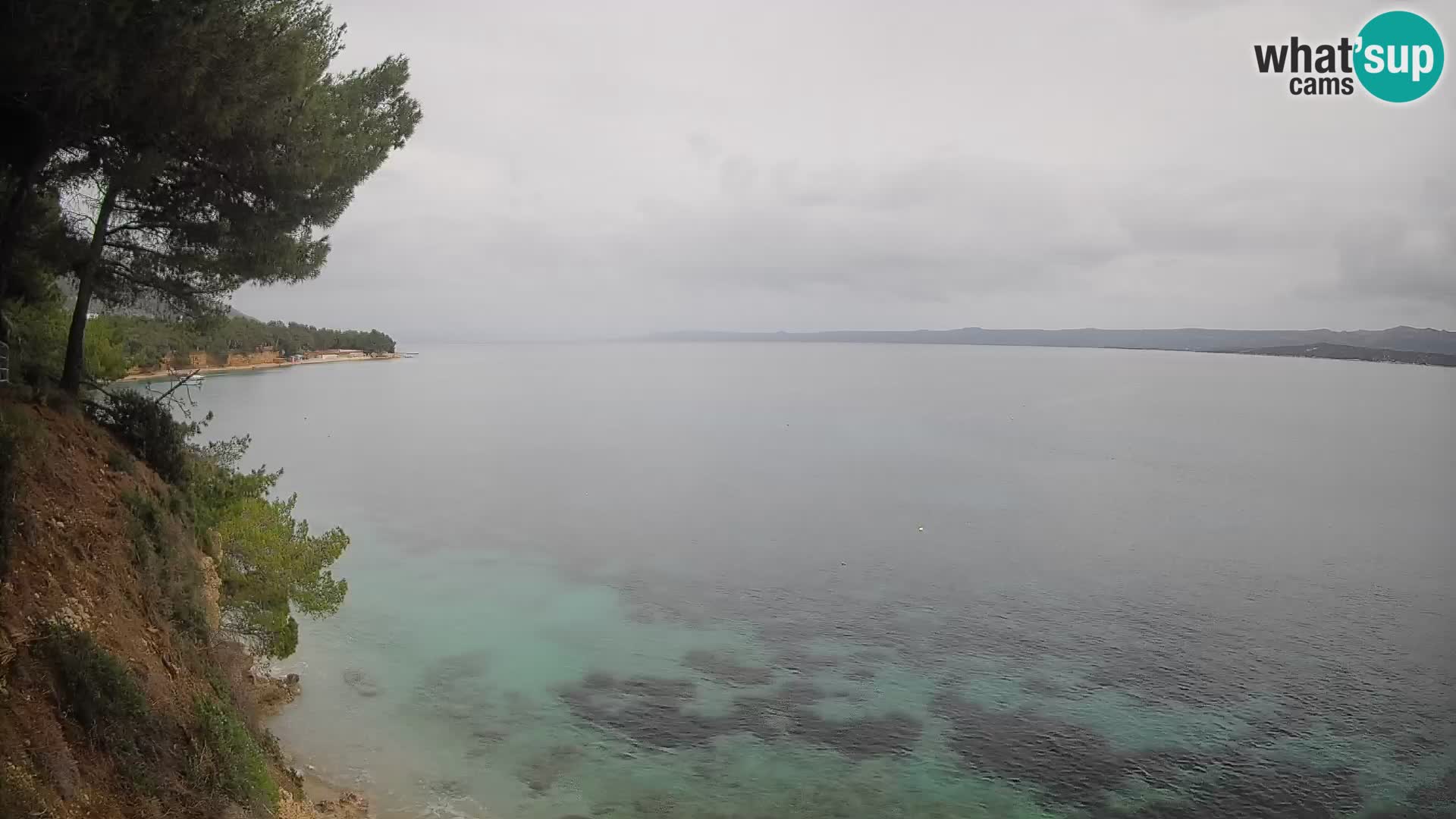 Webcam Potočine Beach Bol – Live View of Borak Beach, Brač Island