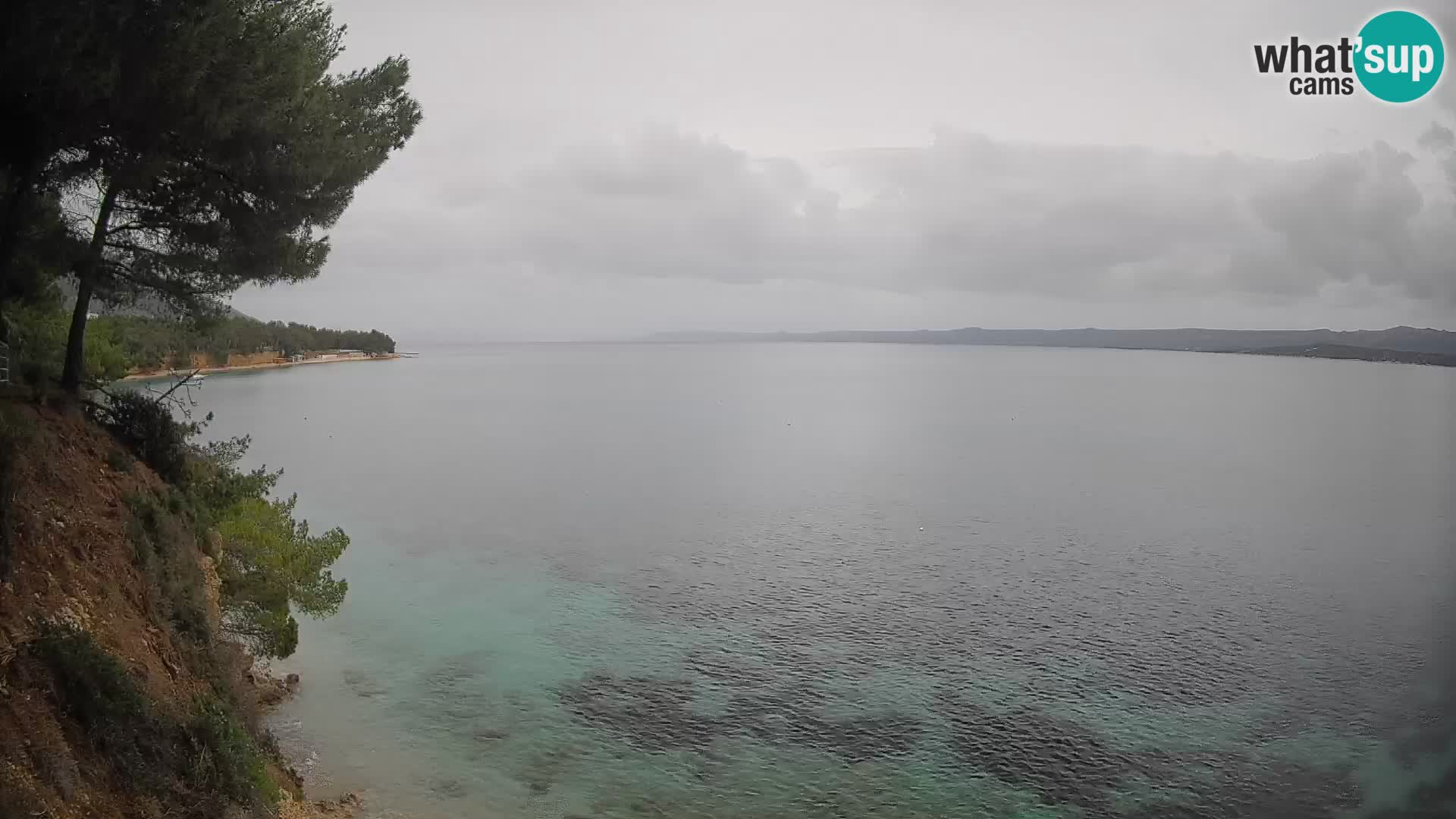 Web kamera Potočine Bol – Pogled uživo na plažu Borak, otok Brač