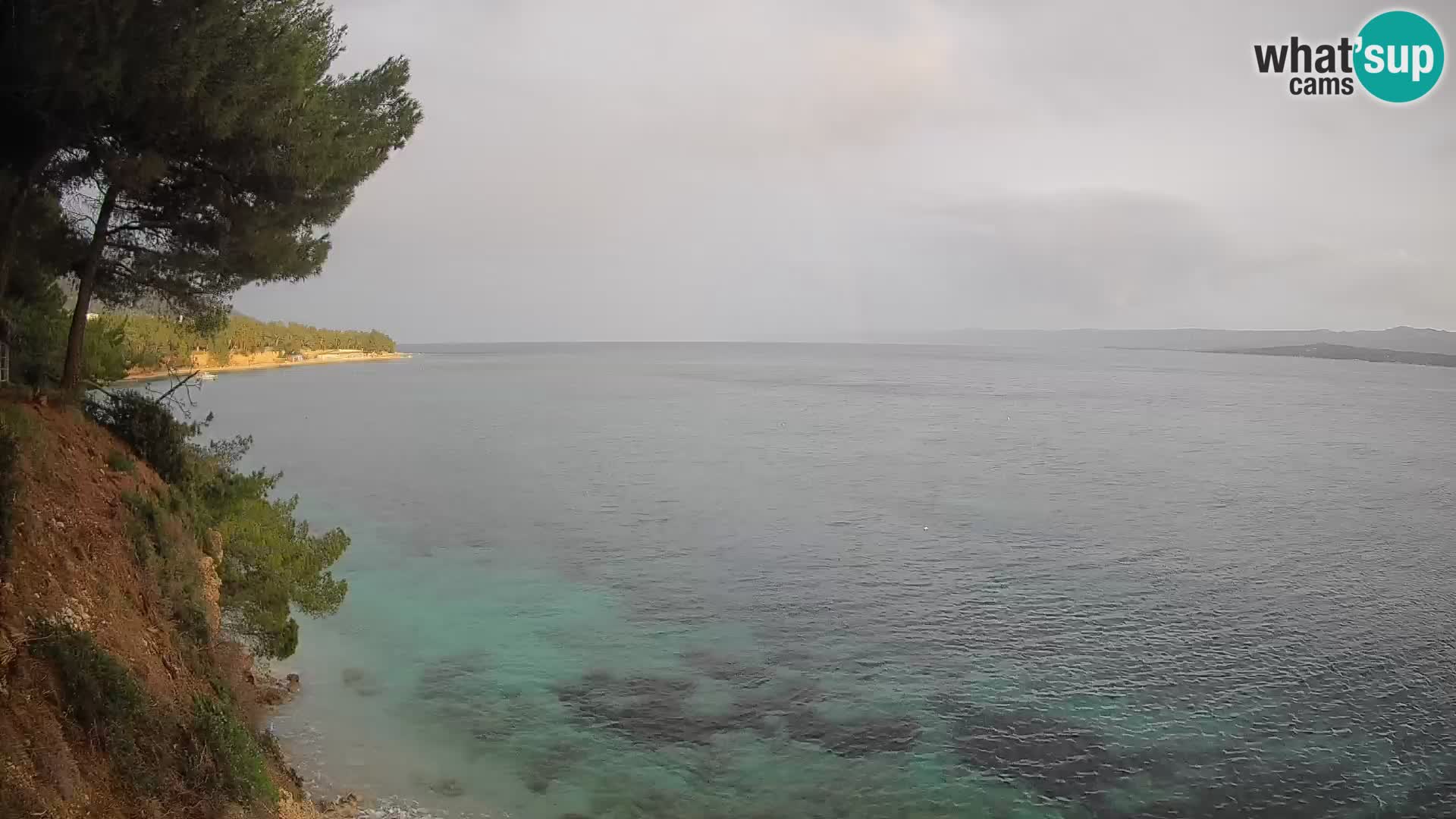 Webcam Playa Potočine Bol – Vista en vivo de Borak Beach, Isla de Brač