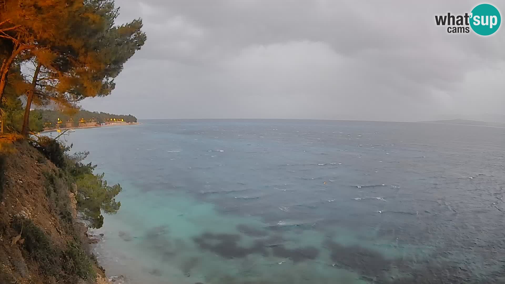 Web kamera Potočine Bol – Pogled uživo na plažu Borak, otok Brač