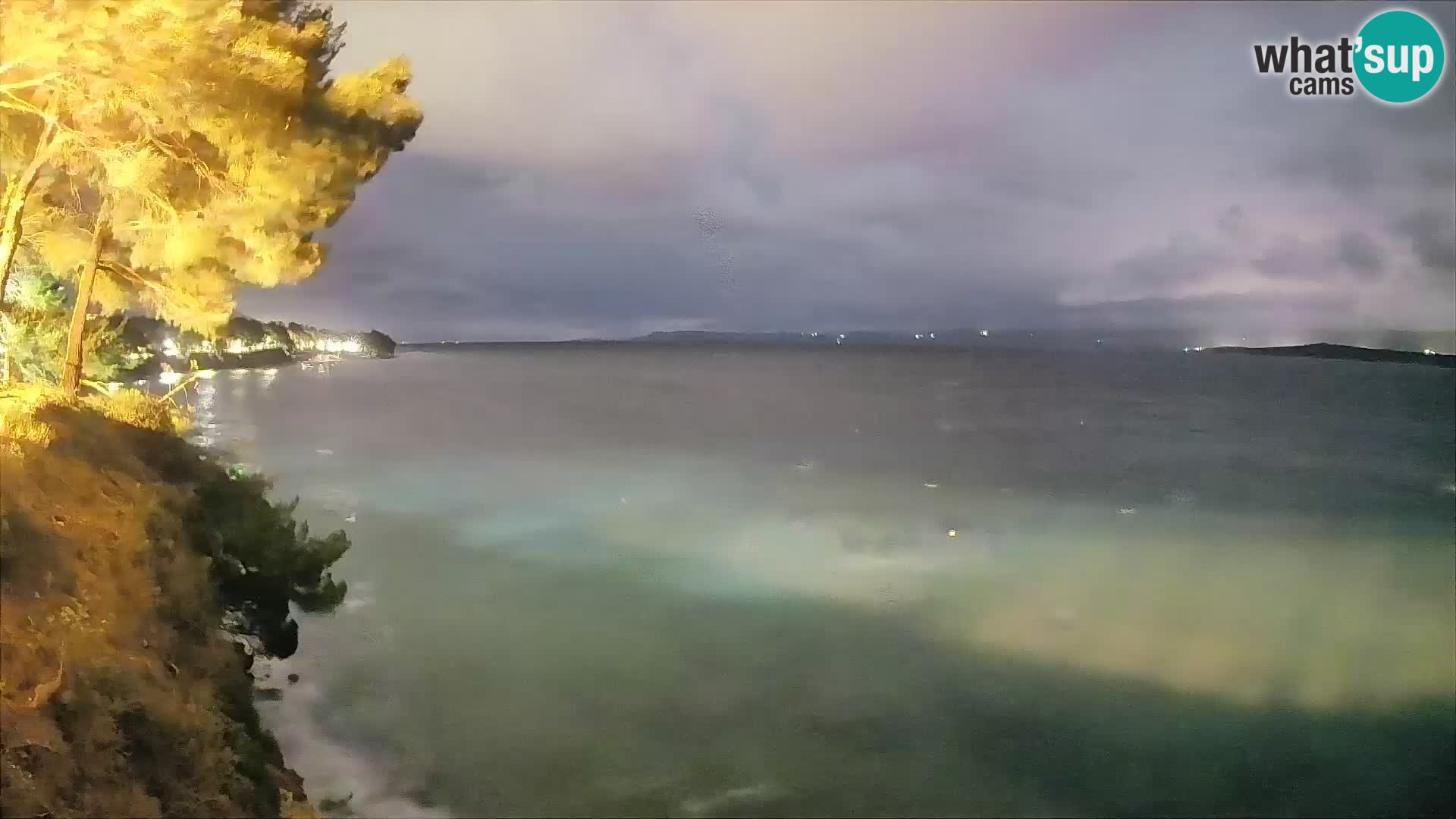 Webcam Playa Potočine Bol – Vista en vivo de Borak Beach, Isla de Brač