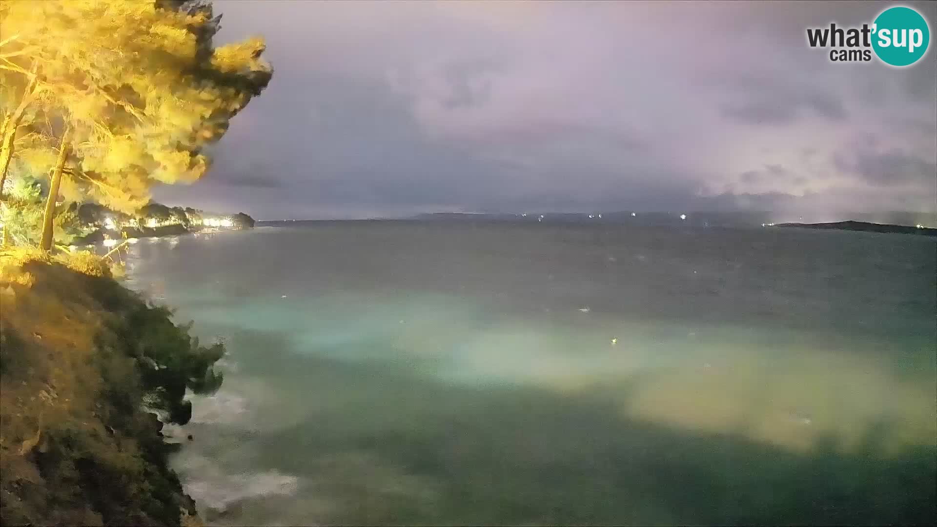 Webcam Potočine Beach Bol – Live View of Borak Beach, Brač Island