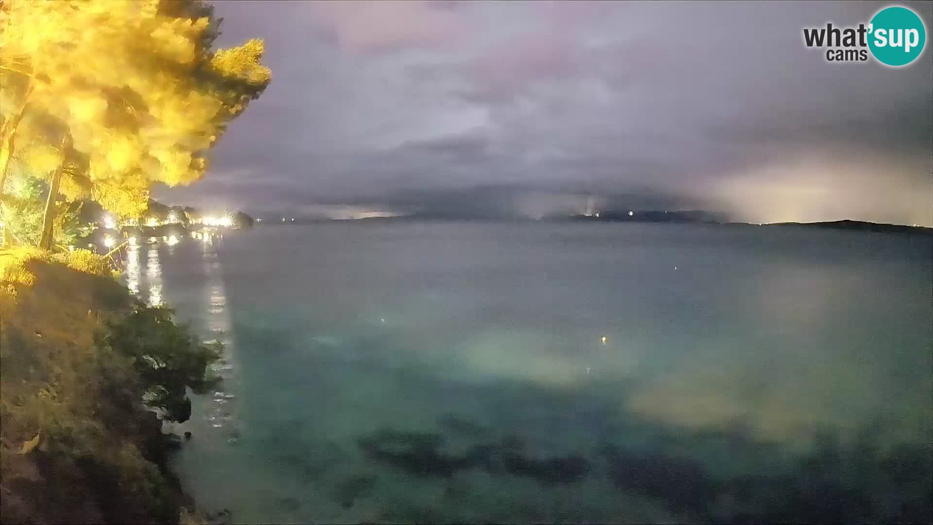 Webcam Spiaggia Potočine Bol – Vista live sulla spiaggia Borak, Isola di Brač