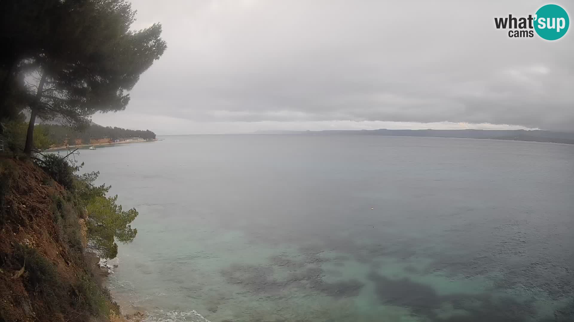 Webcam plage Potočine Bol – Vue en direct sur Borak Beach, île de Brač