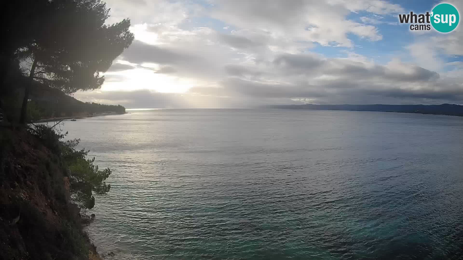 Webcam Spiaggia Potočine Bol – Vista live sulla spiaggia Borak, Isola di Brač