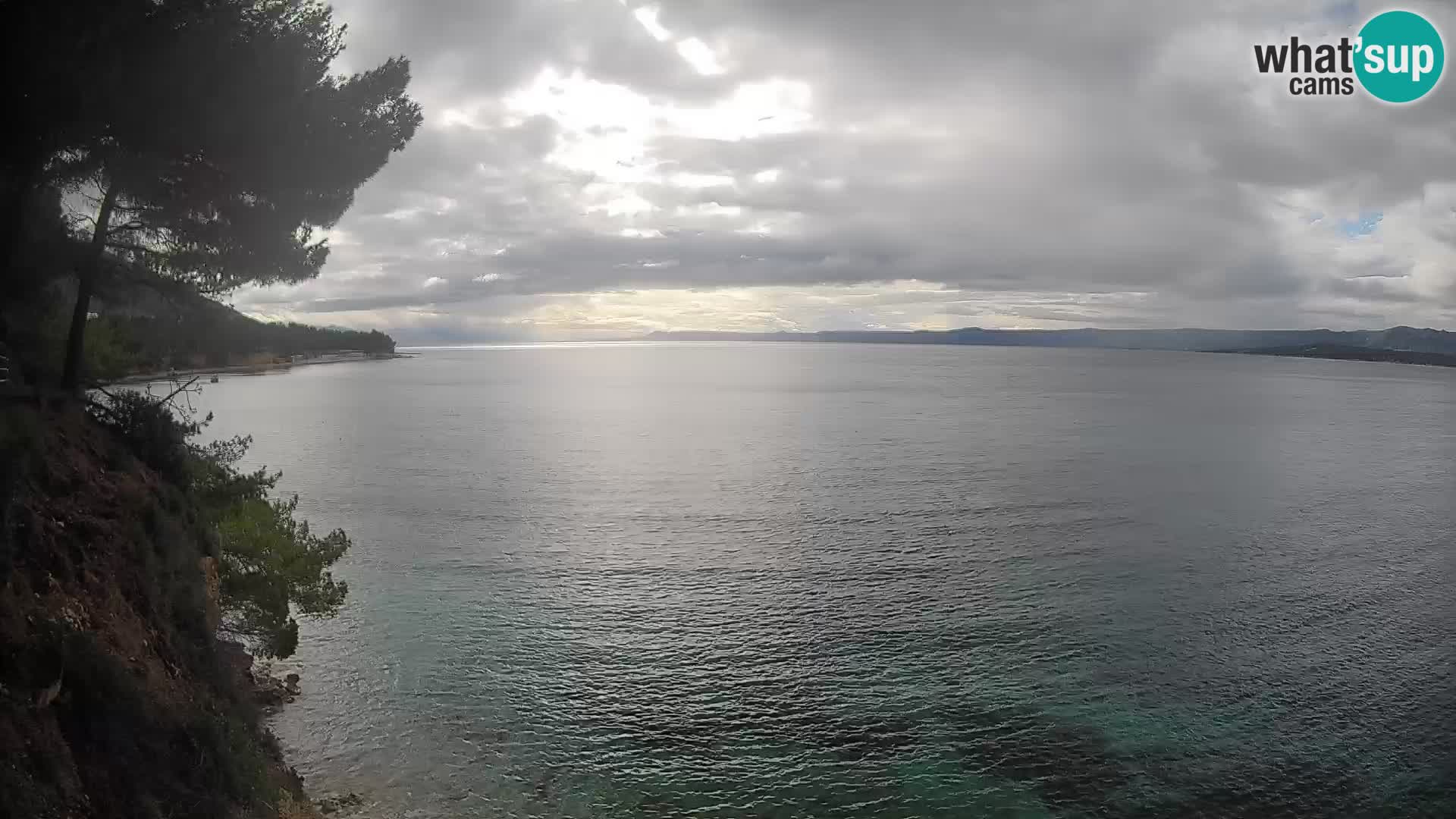 Webcam Spiaggia Potočine Bol – Vista live sulla spiaggia Borak, Isola di Brač