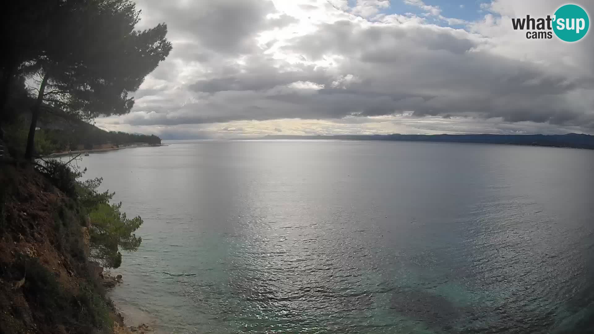 Webcam Spiaggia Potočine Bol – Vista live sulla spiaggia Borak, Isola di Brač