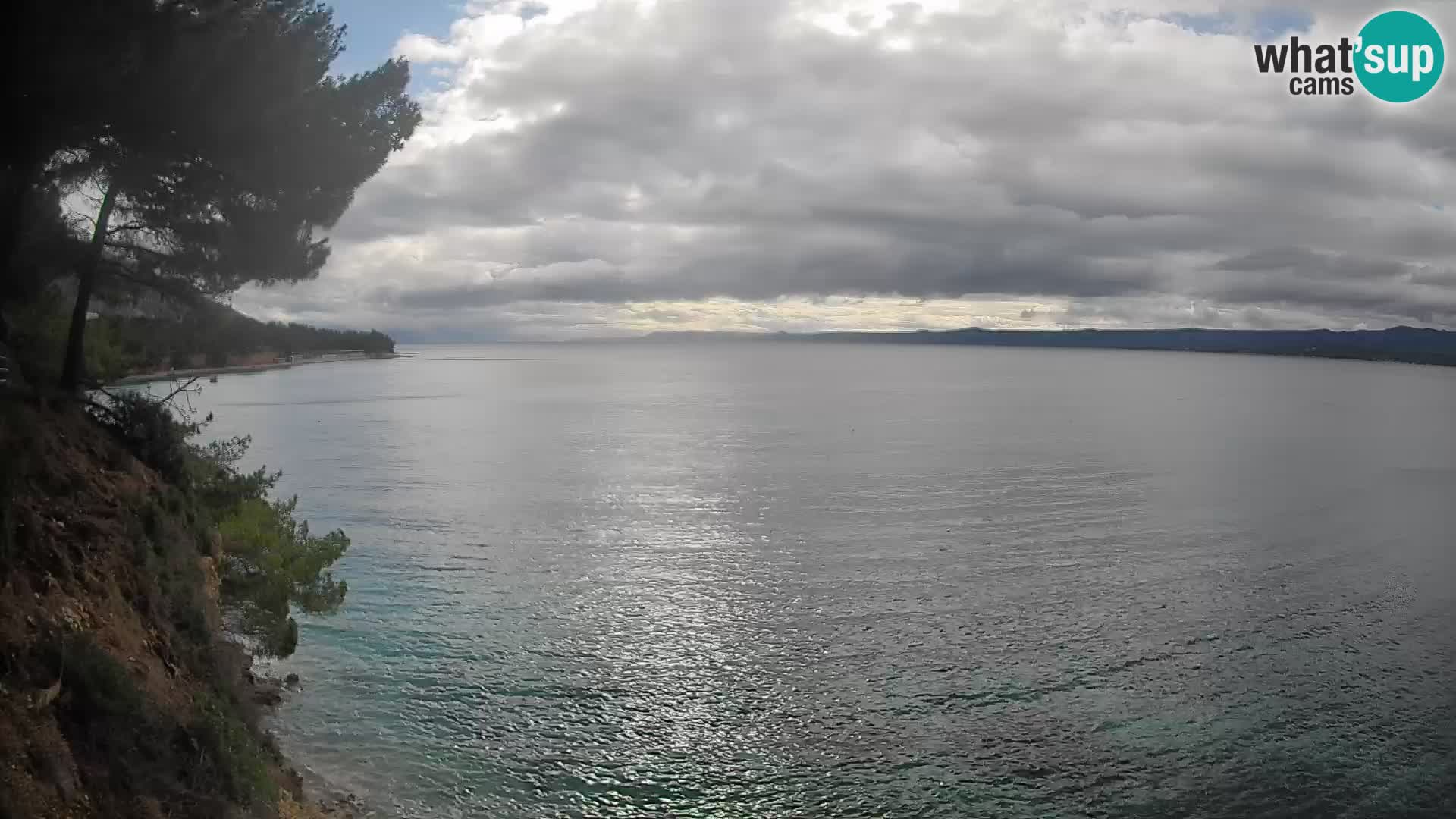 Webcam Spiaggia Potočine Bol – Vista live sulla spiaggia Borak, Isola di Brač