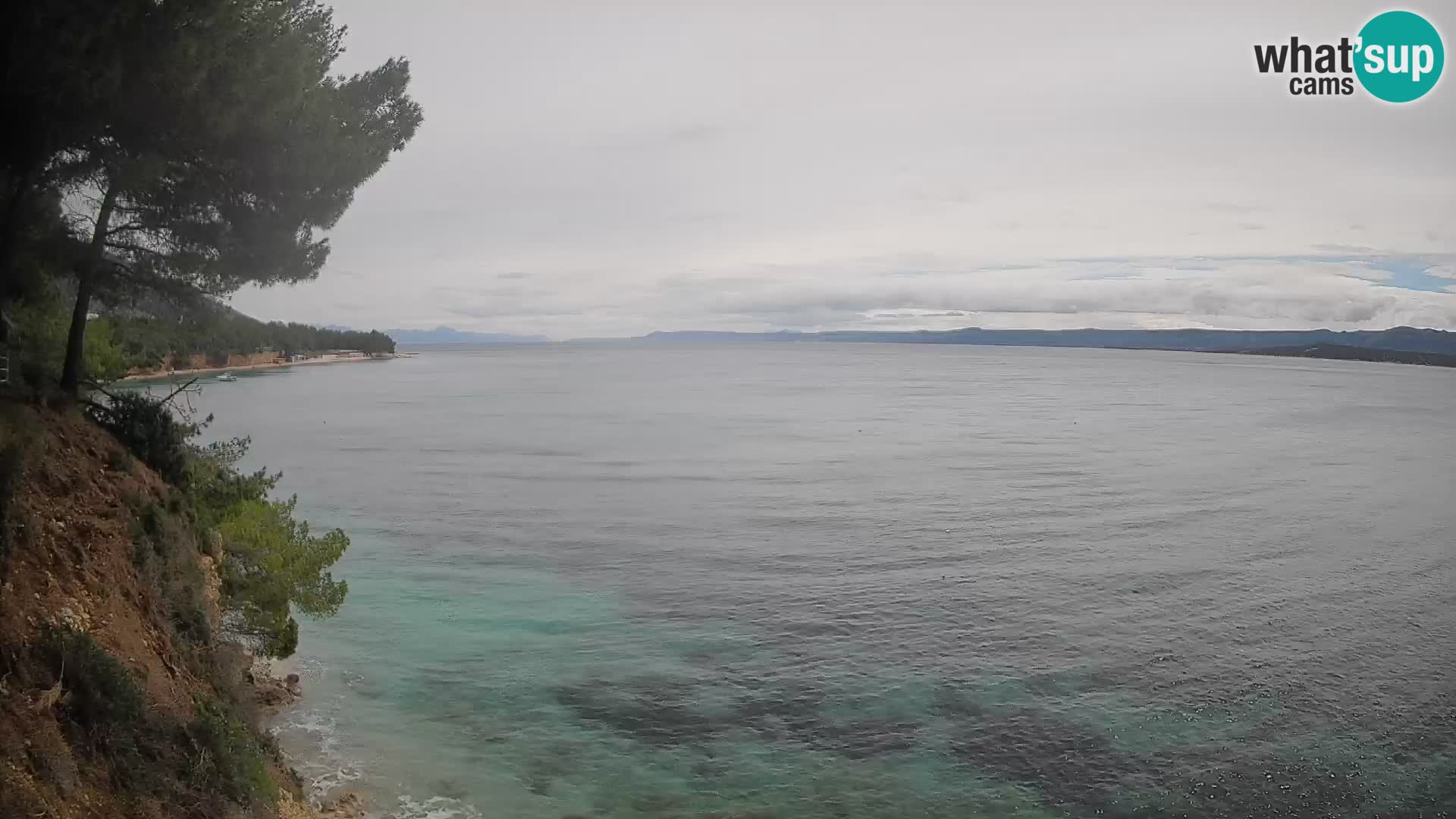 Webcam plage Potočine Bol – Vue en direct sur Borak Beach, île de Brač