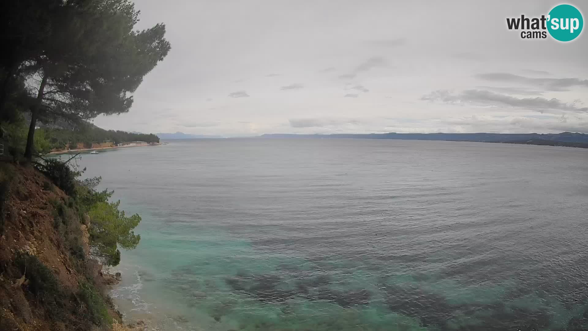 Webcam Potočine Beach Bol – Live View of Borak Beach, Brač Island