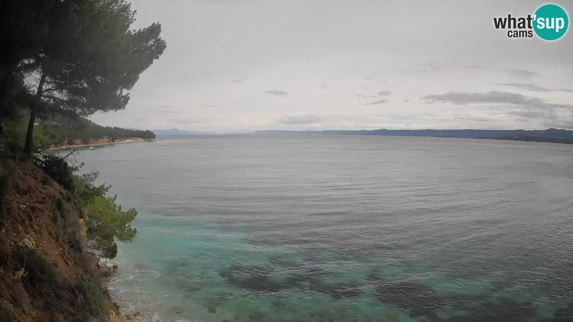 Webcam Potočine Beach Bol – Live View of Borak Beach, Brač Island