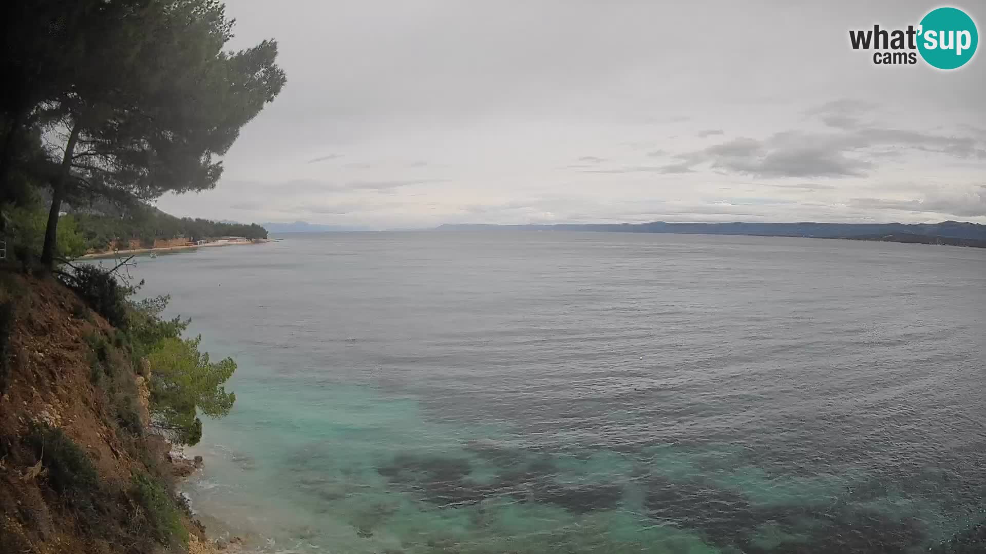 Web kamera Potočine Bol – Pogled uživo na plažu Borak, otok Brač